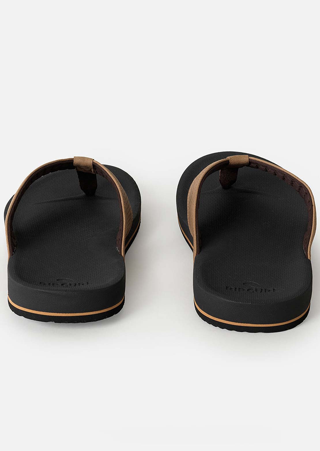 Rip Curl Men's Chiba Open Toe Slippers Brown/Black
