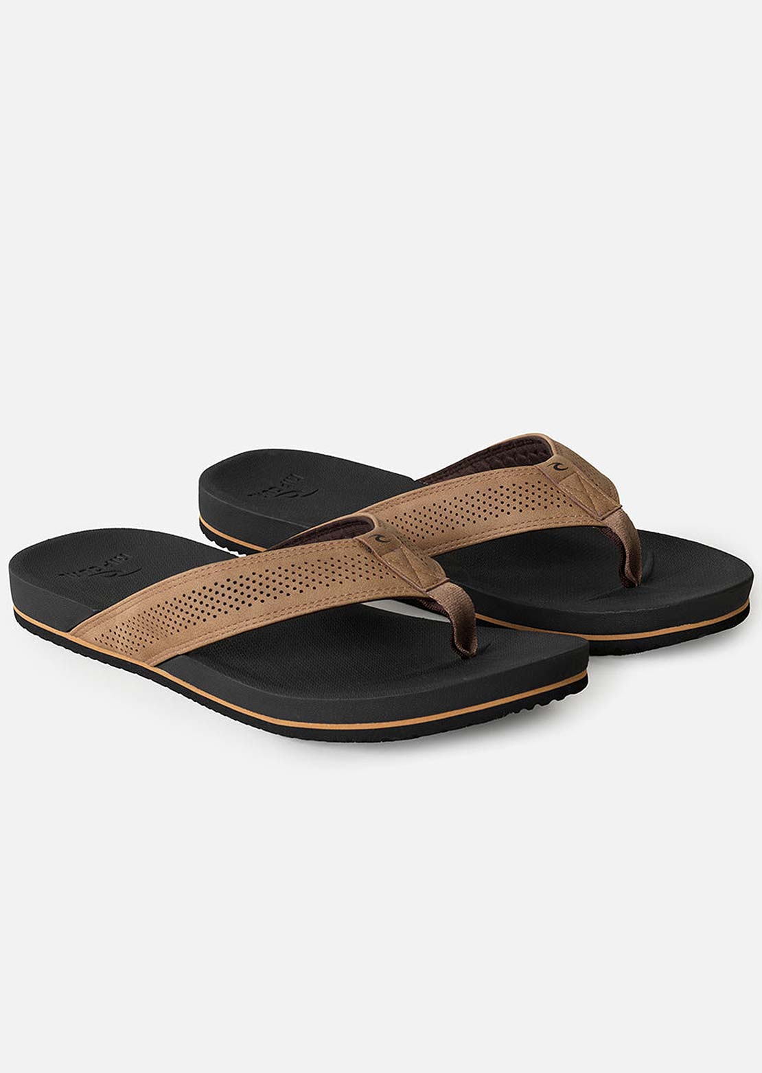 Rip Curl Men's Chiba Open Toe Slippers Brown/Black
