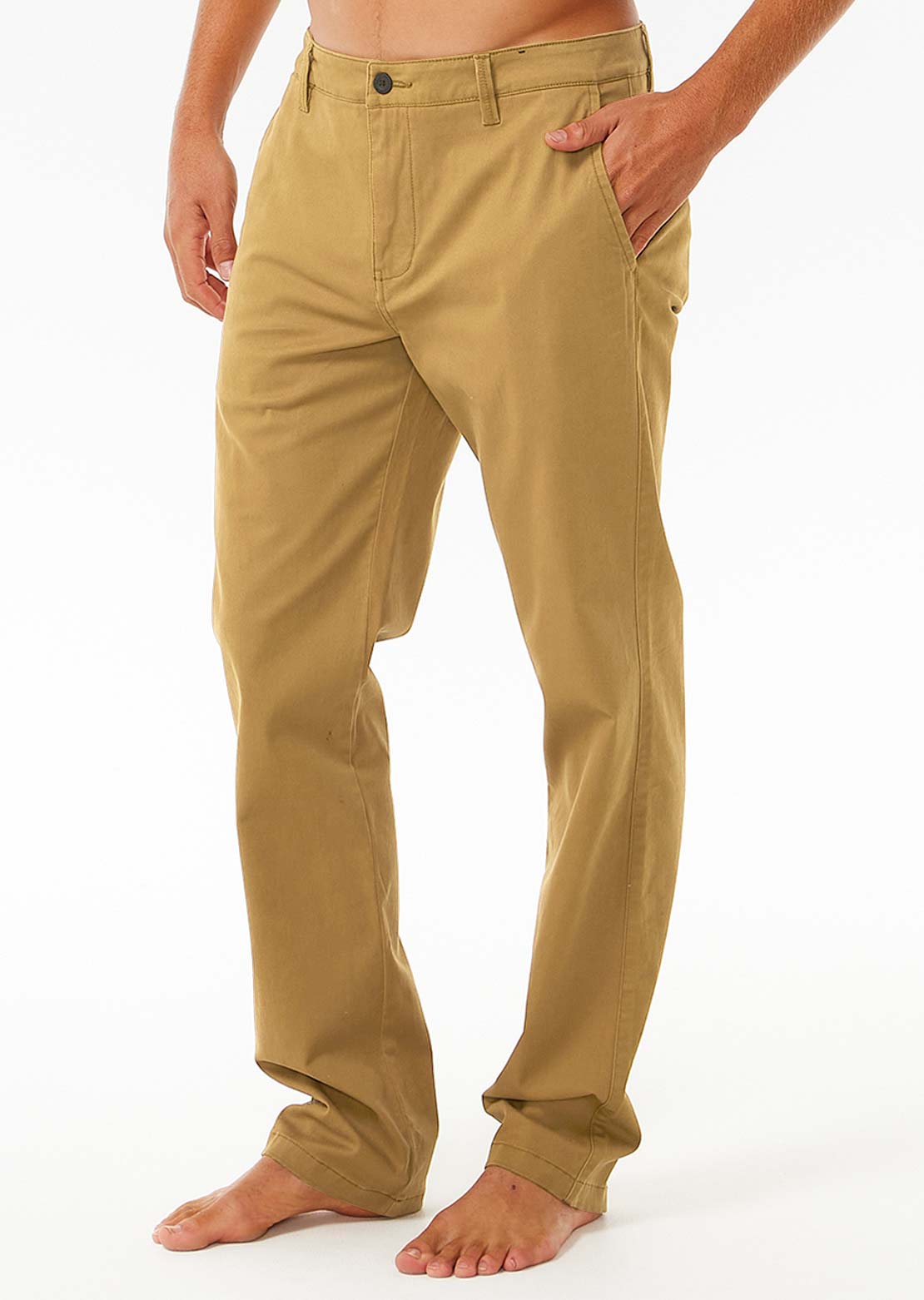 Rip Curl Men's Classic Surf Chino Pants Dark Khaki
