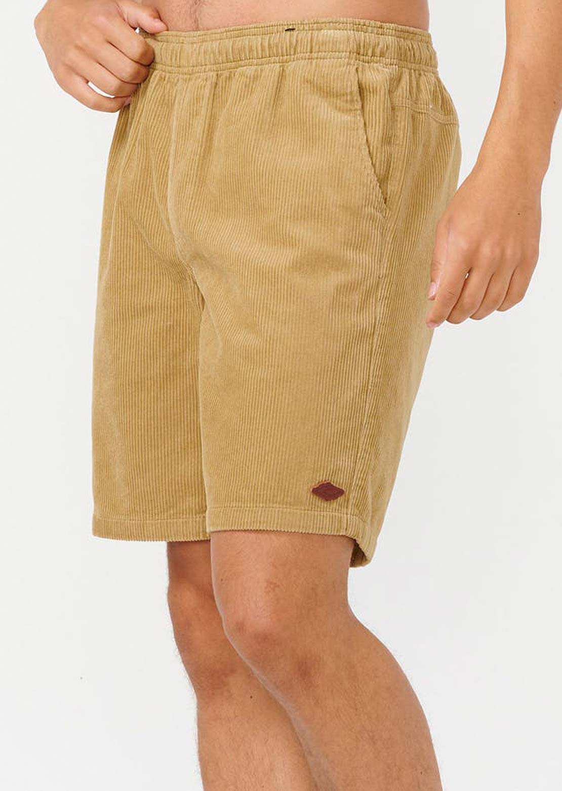 Rip Curl Men&#39;s Classic Surf Cord Volley Shorts Dark Khaki