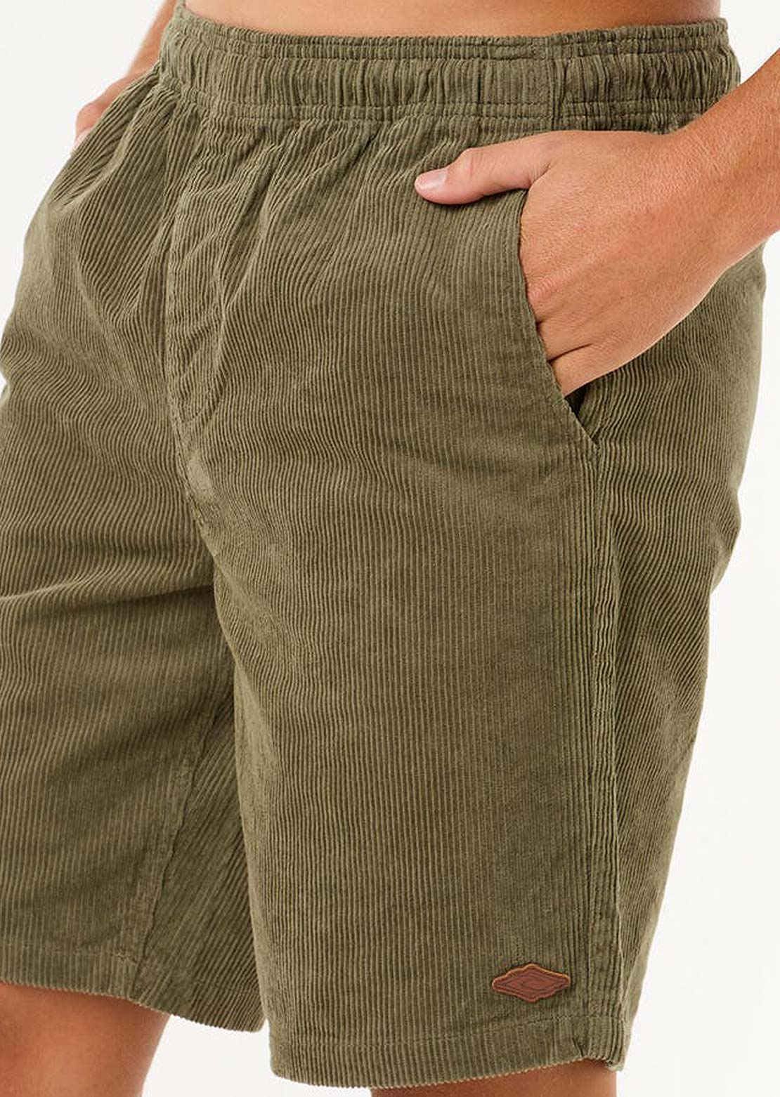 Rip Curl Men&#39;s Classic Surf Cord Volley Shorts Dusty Olive