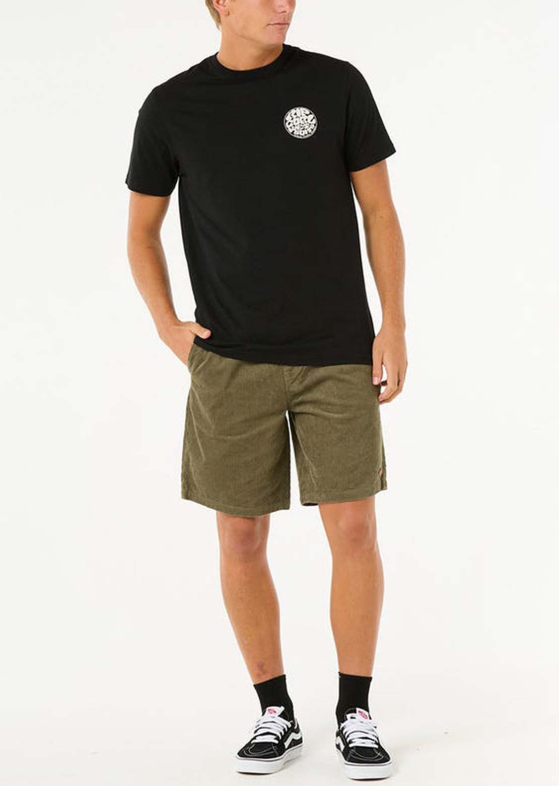 Rip Curl Men&#39;s Classic Surf Cord Volley Shorts Dusty Olive