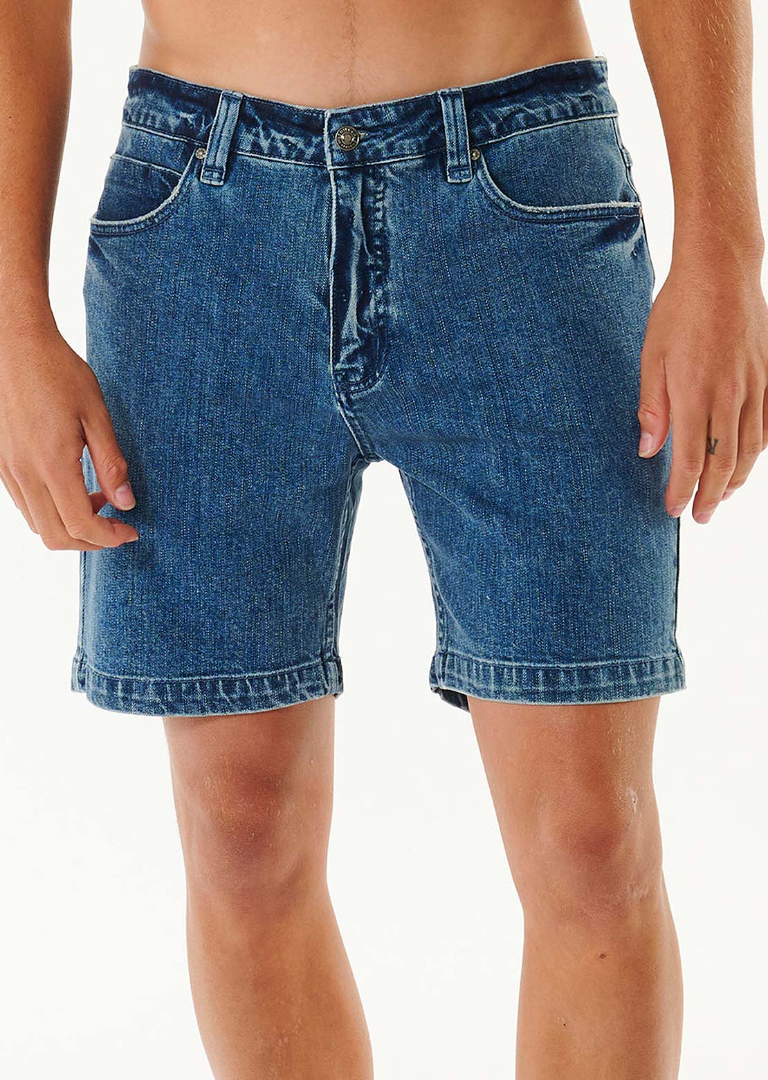 Rip Curl Men&#39;s Classic Surf Denim Walk Short Tidal Blue