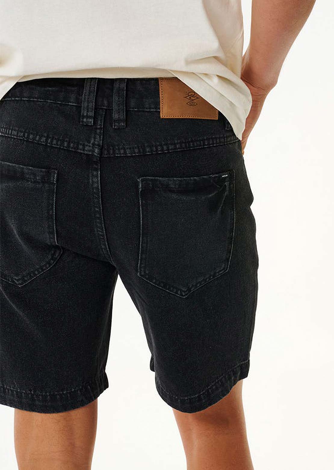 Rip Curl Men&#39;s Classic Surf Denim Walk Short Washed Black
