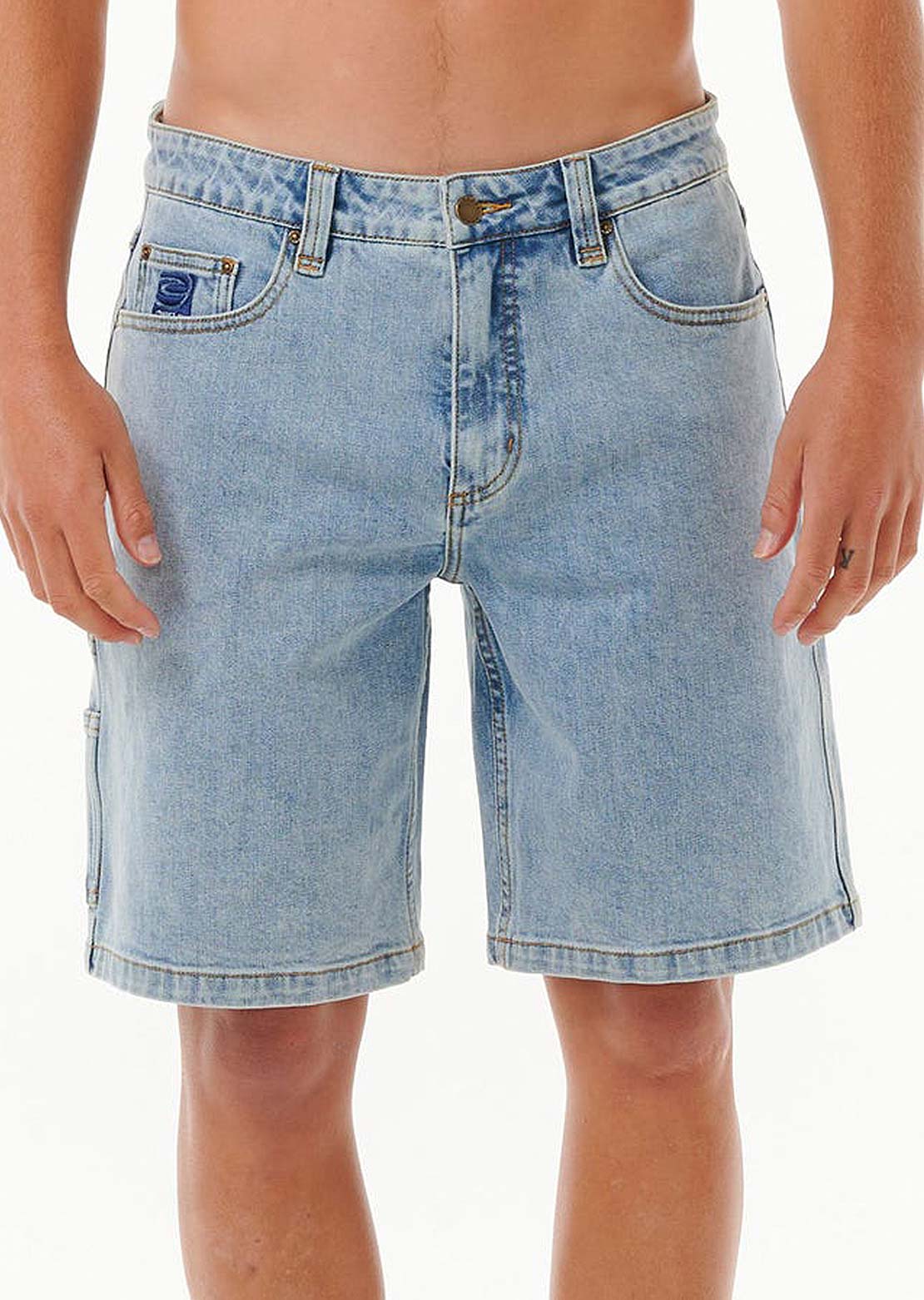 Rip Curl Men&#39;s Dosed Denim Walk Short Washed Blue