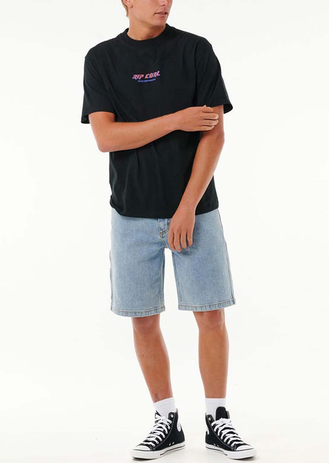 Rip Curl Men&#39;s Dosed Denim Walk Short Washed Blue