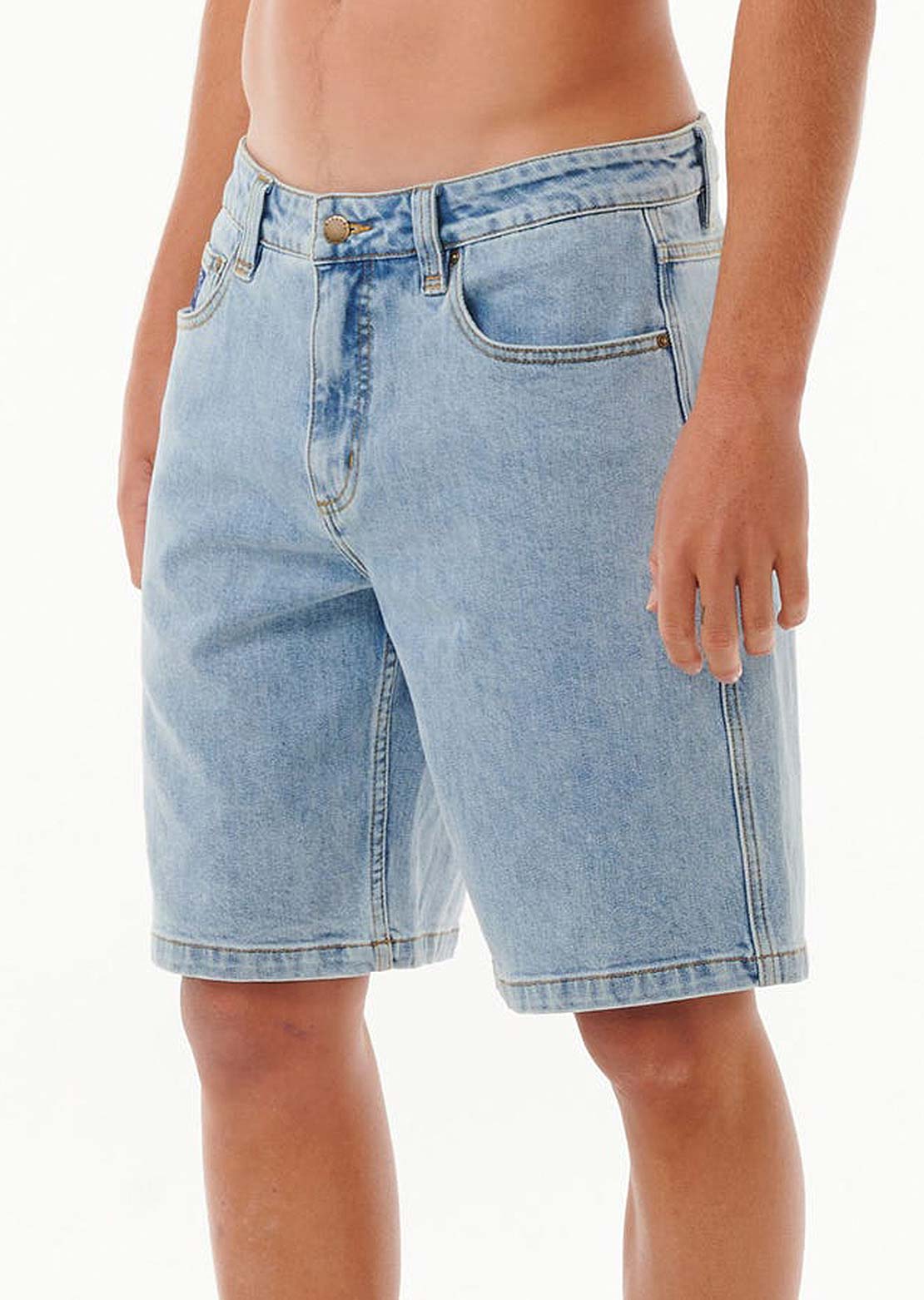 Rip Curl Men&#39;s Dosed Denim Walk Short Washed Blue