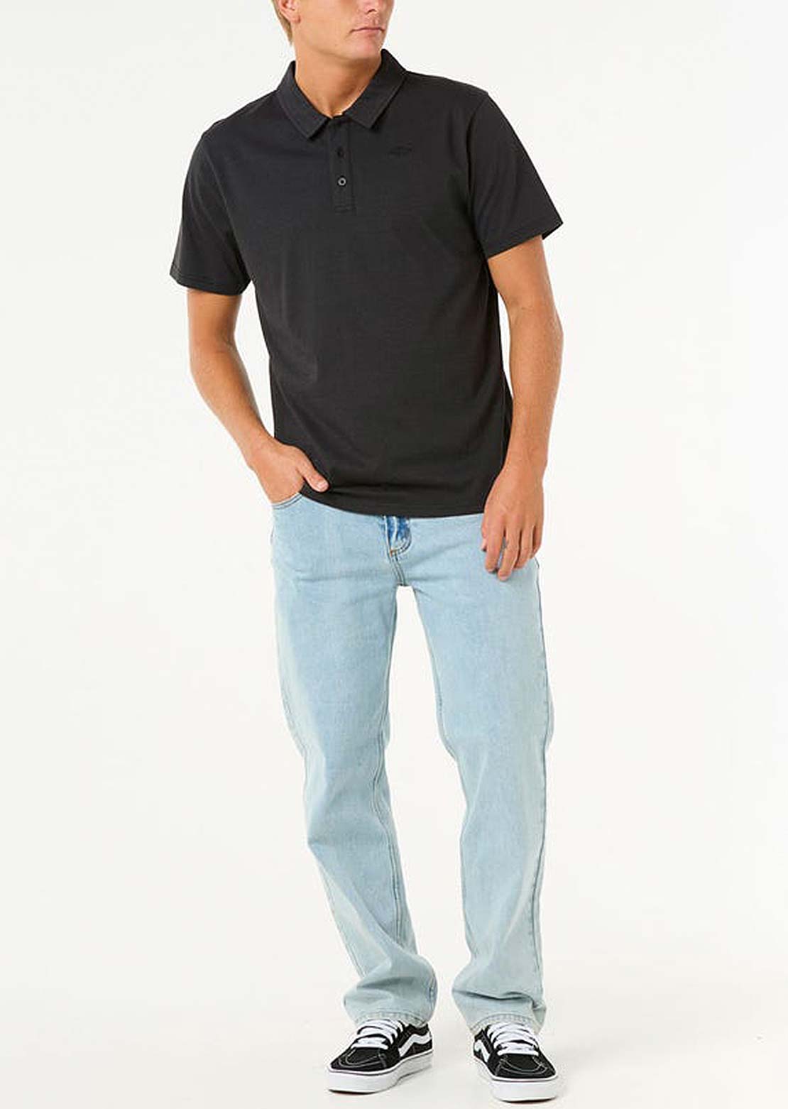 Rip Curl Men&#39;s Easy As Polo Black
