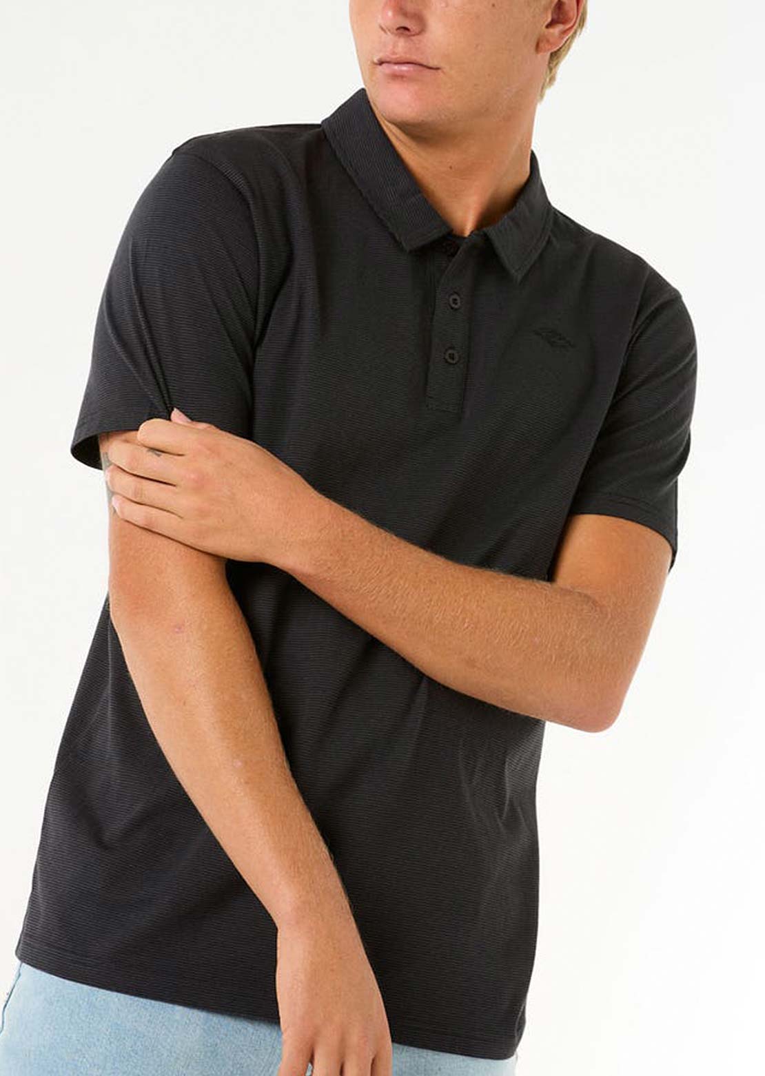 Rip Curl Men&#39;s Easy As Polo Black