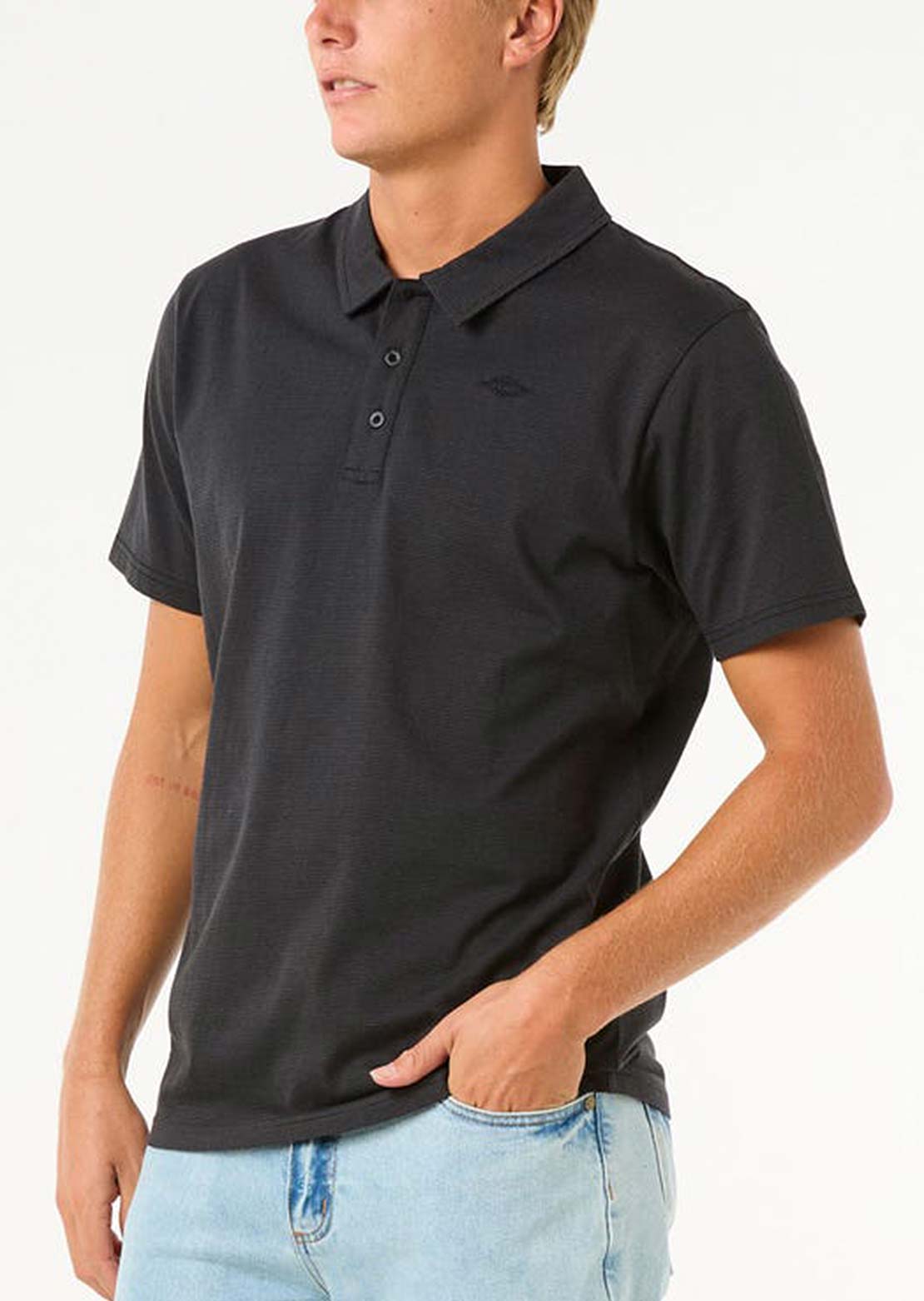 Rip Curl Men&#39;s Easy As Polo Black