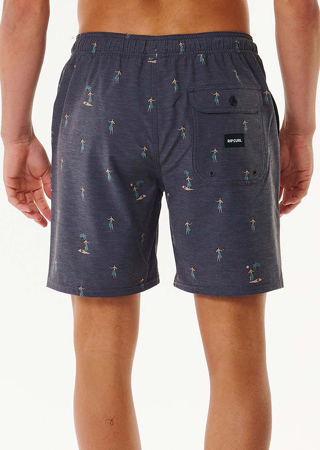 Rip Curl Men&#39;s Hula Breach Volley Shorts Black
