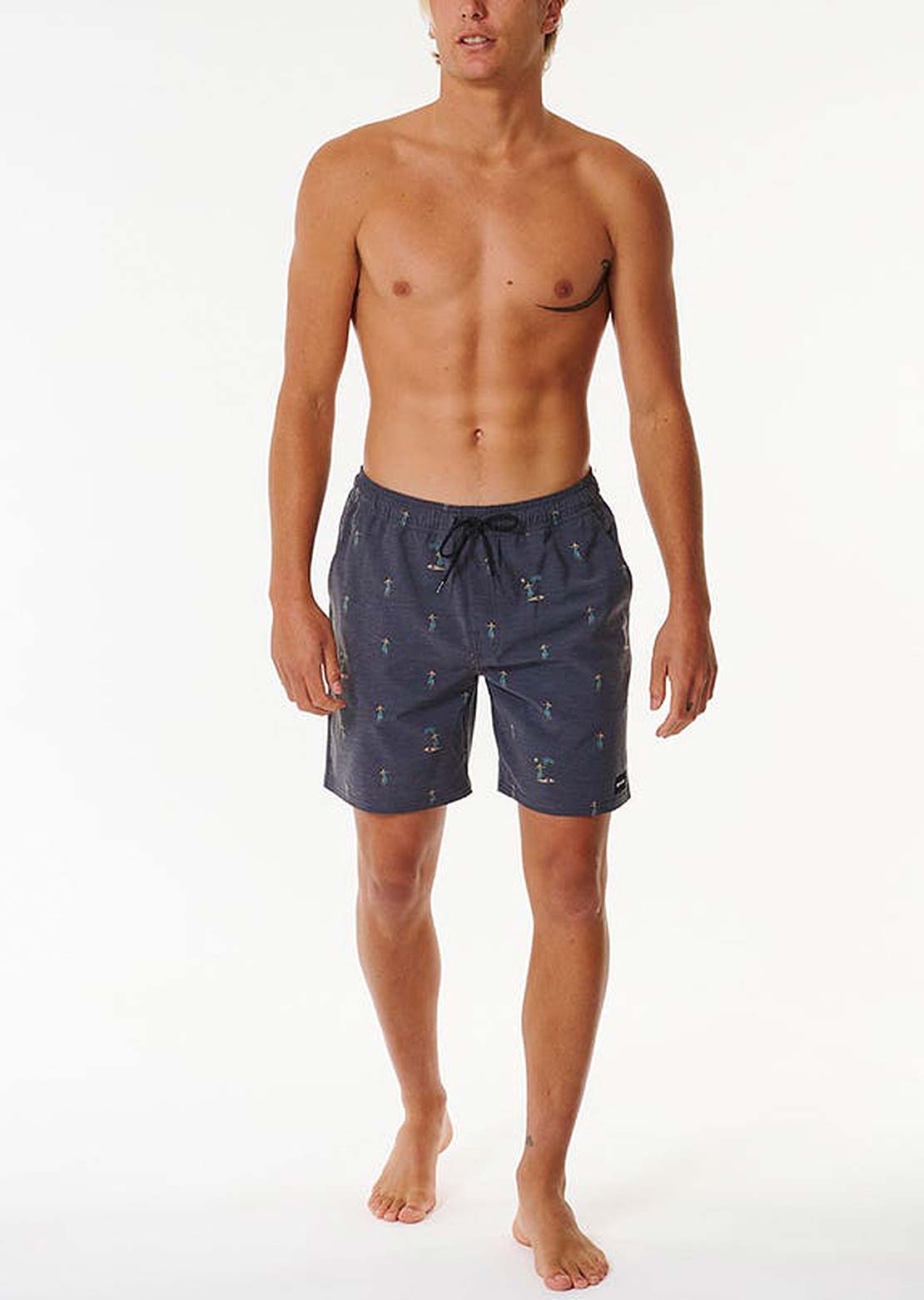 Rip Curl Men&#39;s Hula Breach Volley Shorts Black