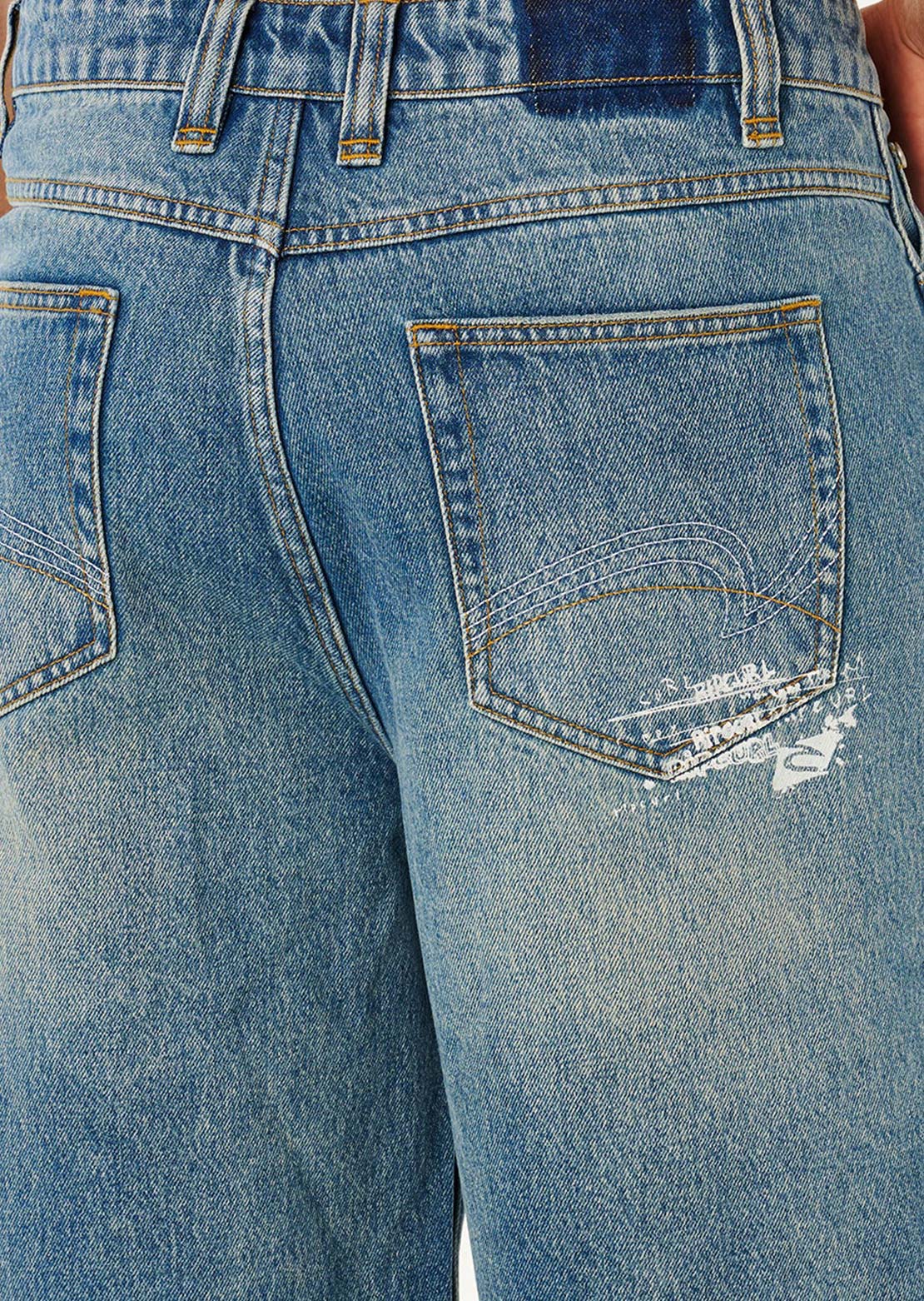 Rip Curl Men's Inner Visions Denim Walkshorts Light Dirty Blue