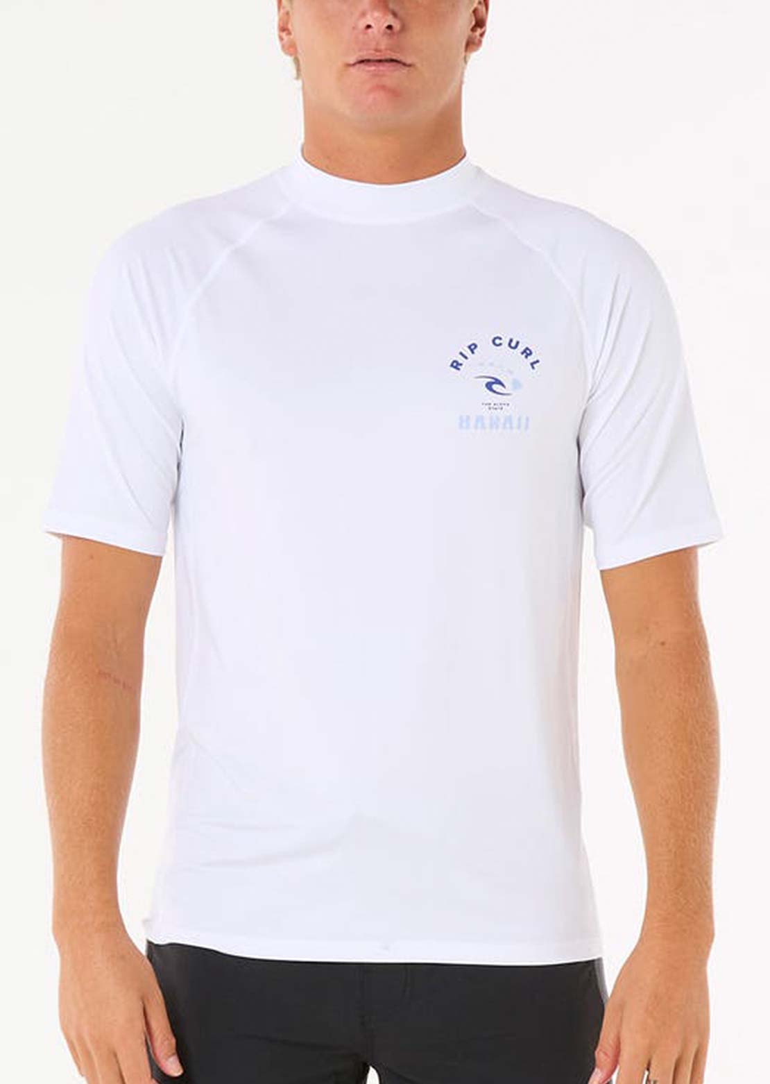 Rip Curl Men's Island Vibe Upf Rashguard White