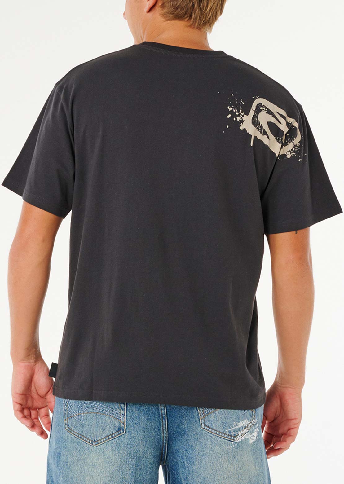 Rip Curl Men's Medina Inner Visions T-Shirt Washed Black