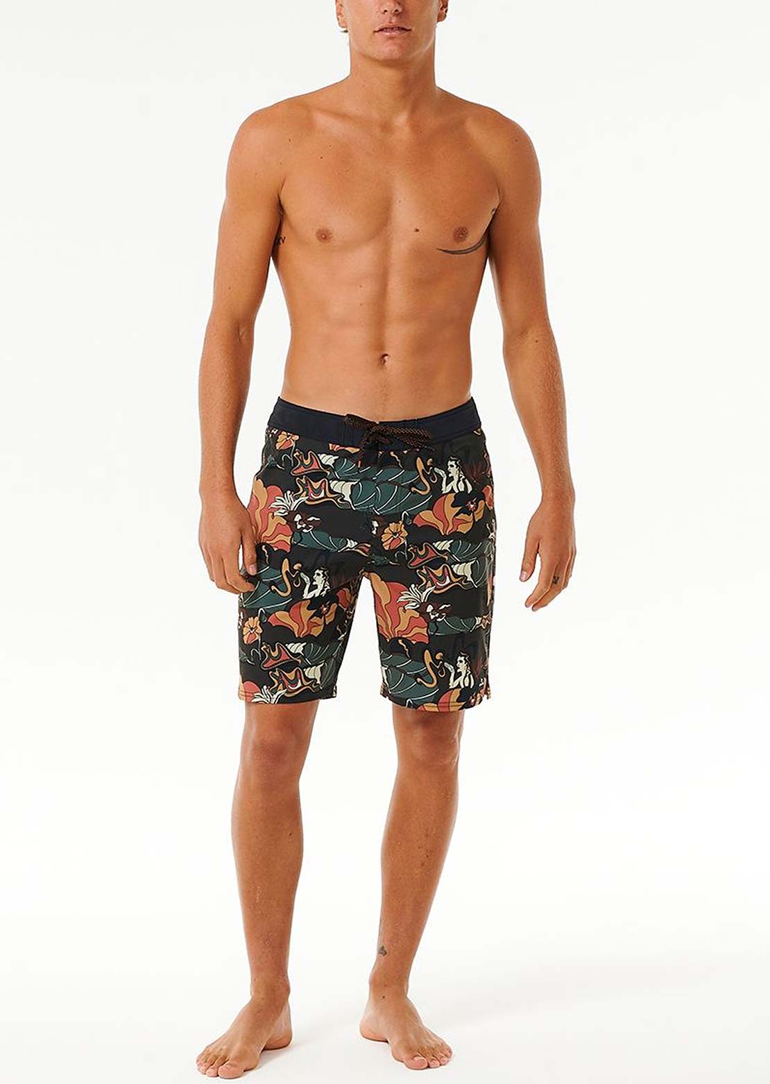 Rip Curl Men's Mirage Postcards Boardshorts Black