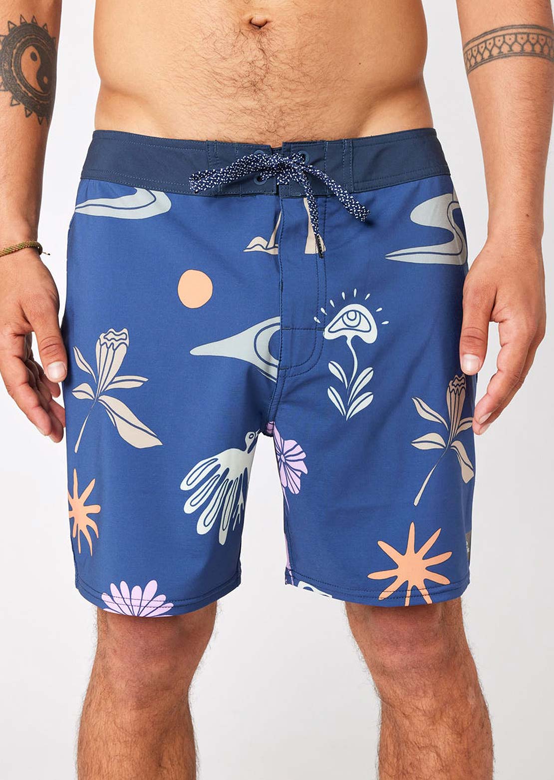 Rip Curl Men's Mirage Retro Dunes Boardshorts Dark Navy