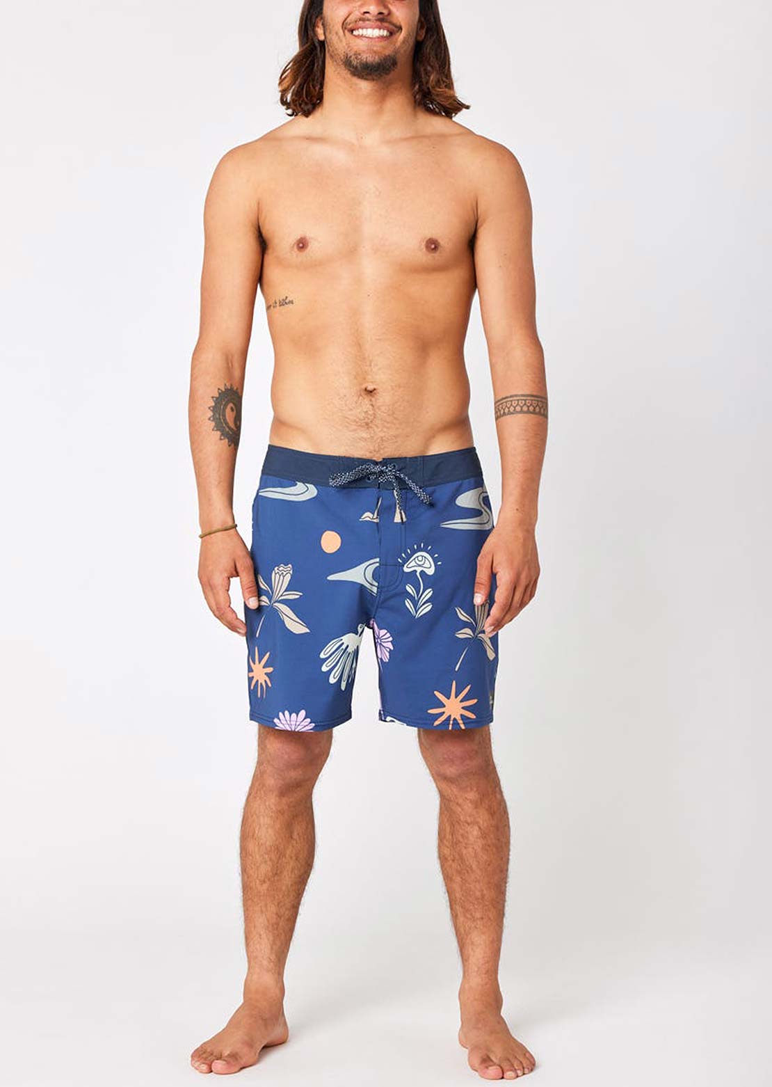 Rip Curl Men's Mirage Retro Dunes Boardshorts Dark Navy