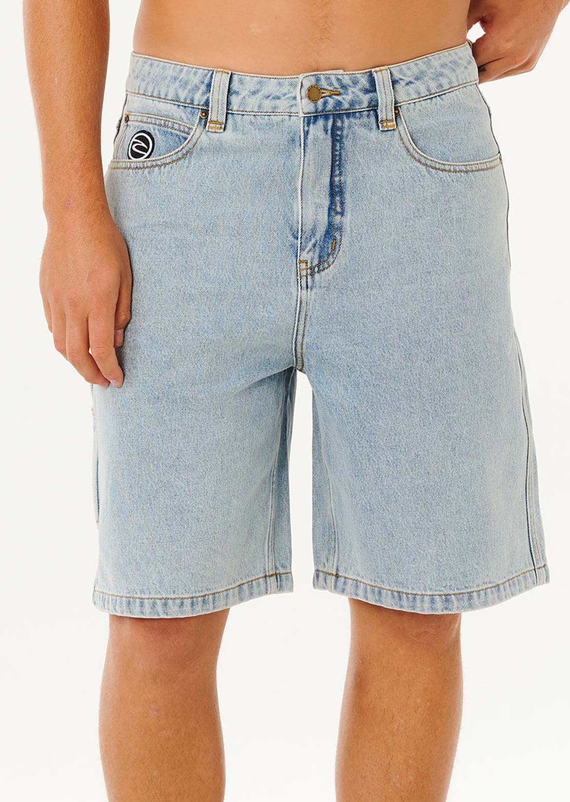 Rip Curl Men's Nu Dose Denim Walkshorts Washed Blue