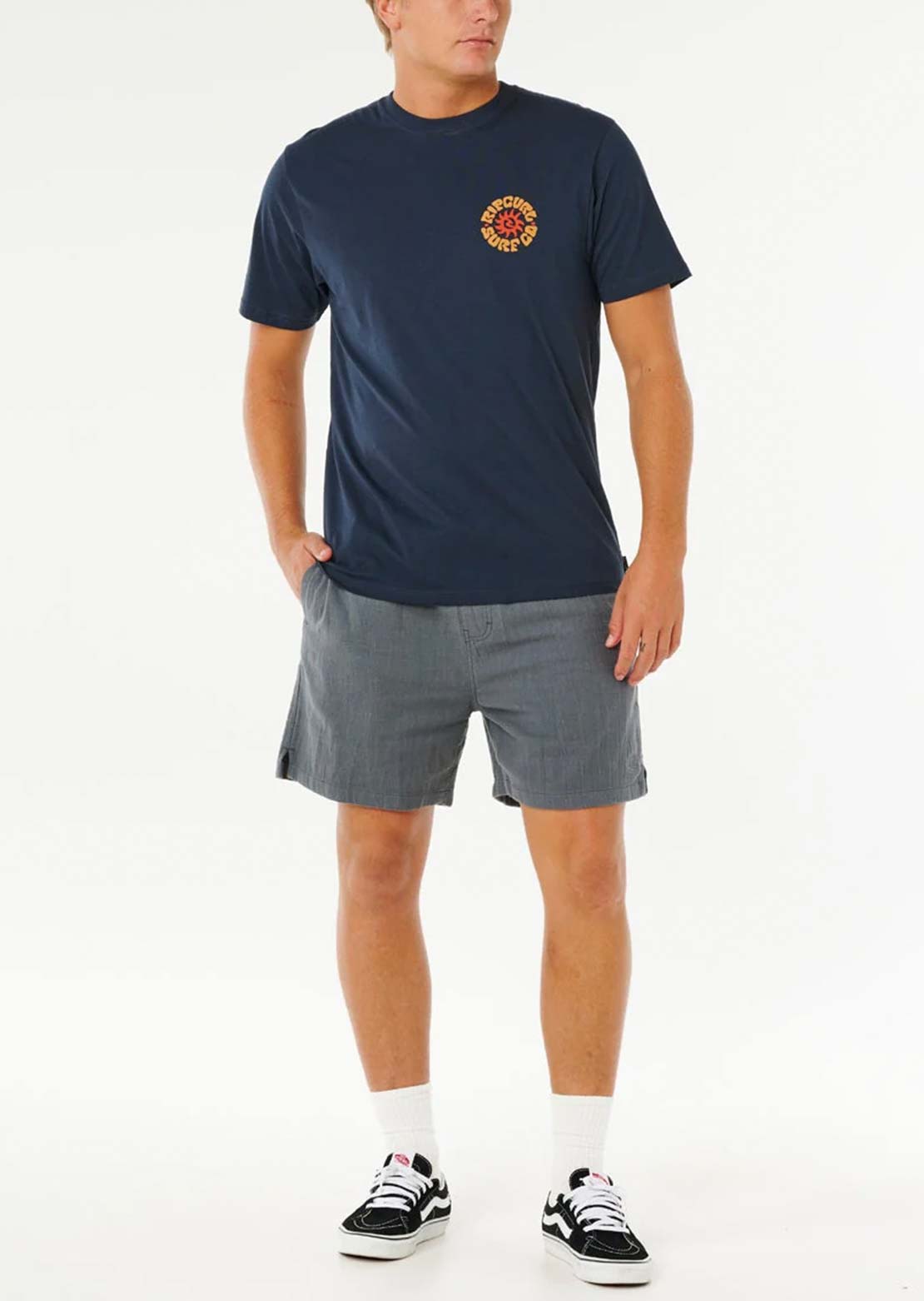 Rip Curl Men's Pacific Rinse Circle T-Shirt Dark Navy