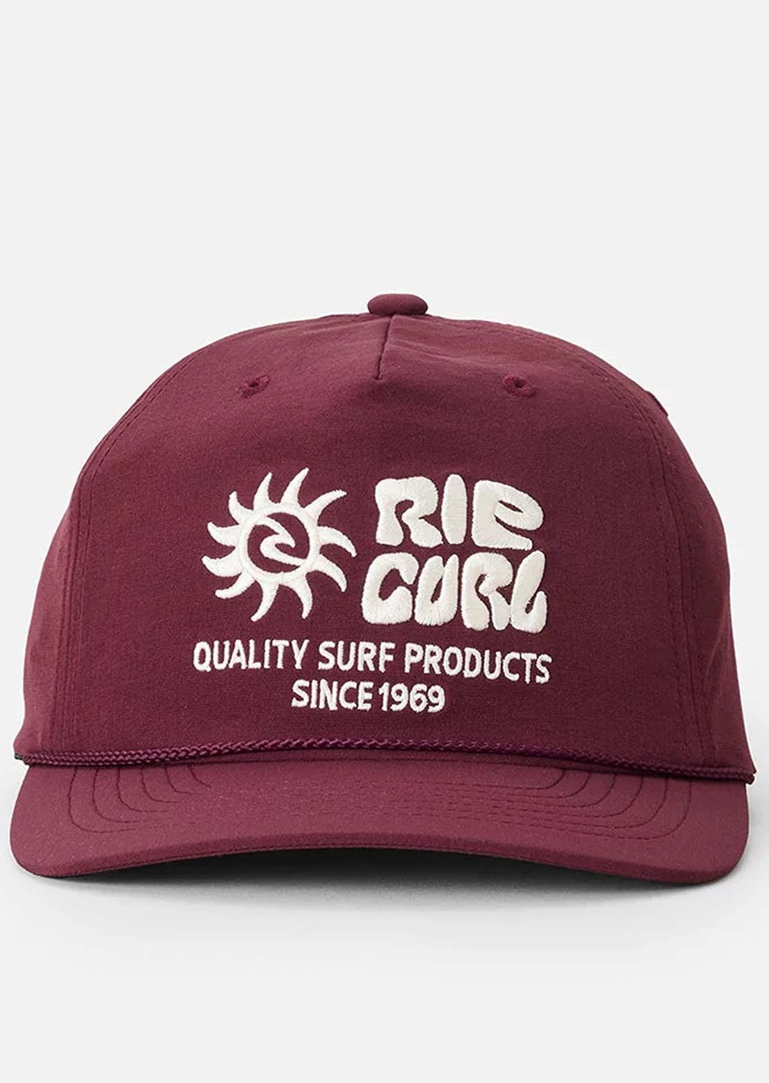 Rip Curl Men's Pacific Rinse Flexfit SB Cap Burgundy