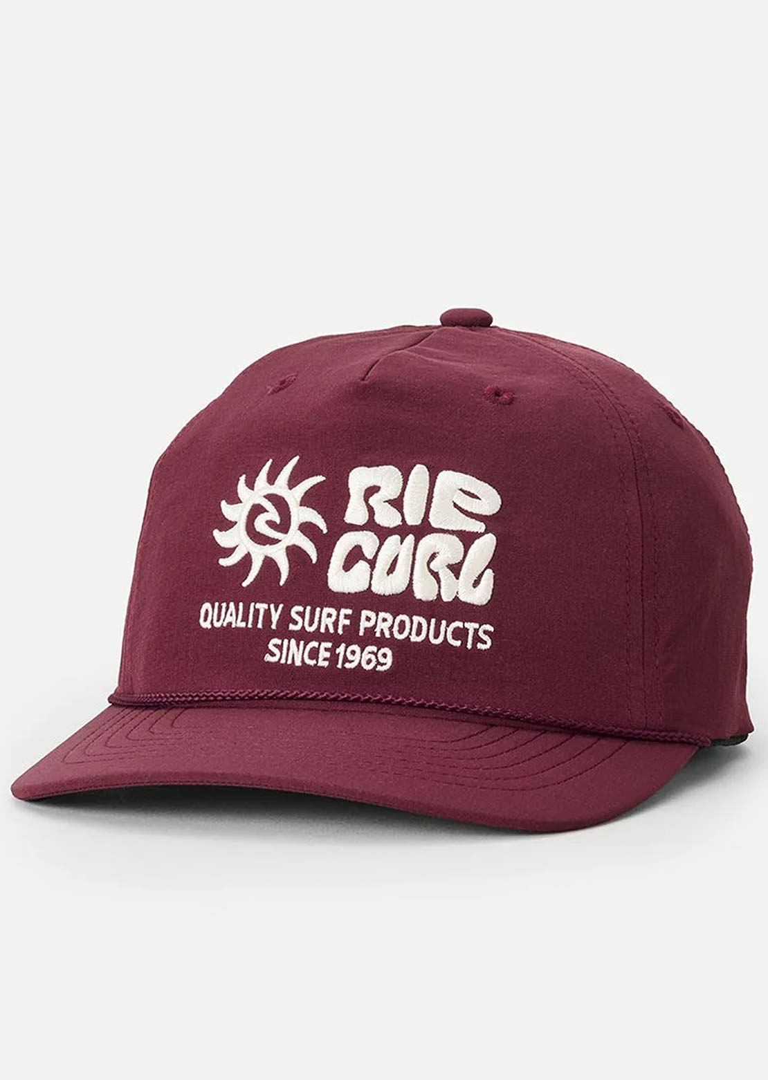 Rip Curl Men's Pacific Rinse Flexfit SB Cap Burgundy