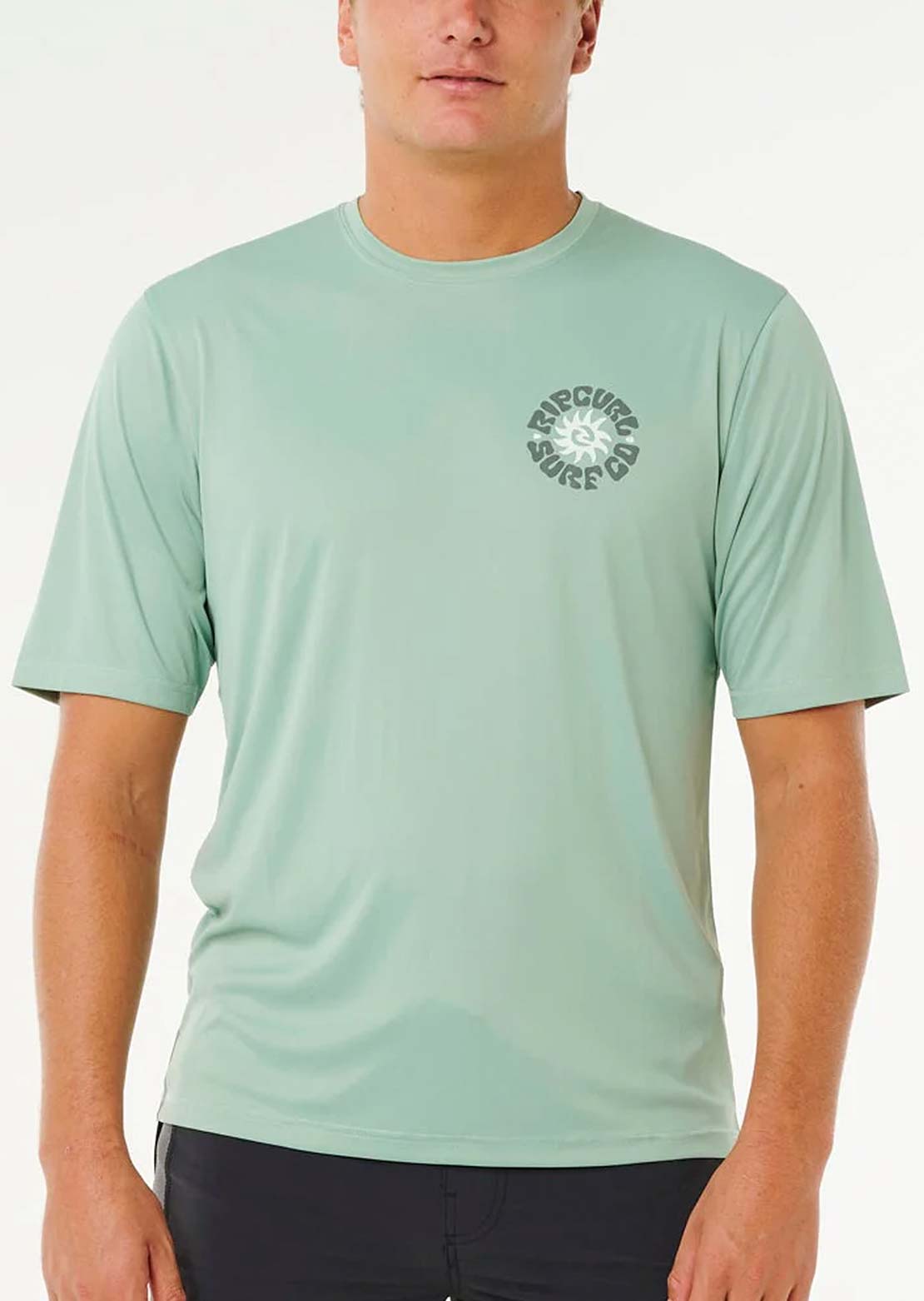 Rip Curl Men's Pacific Rinse Surflite UPF T-Shirt Aloe