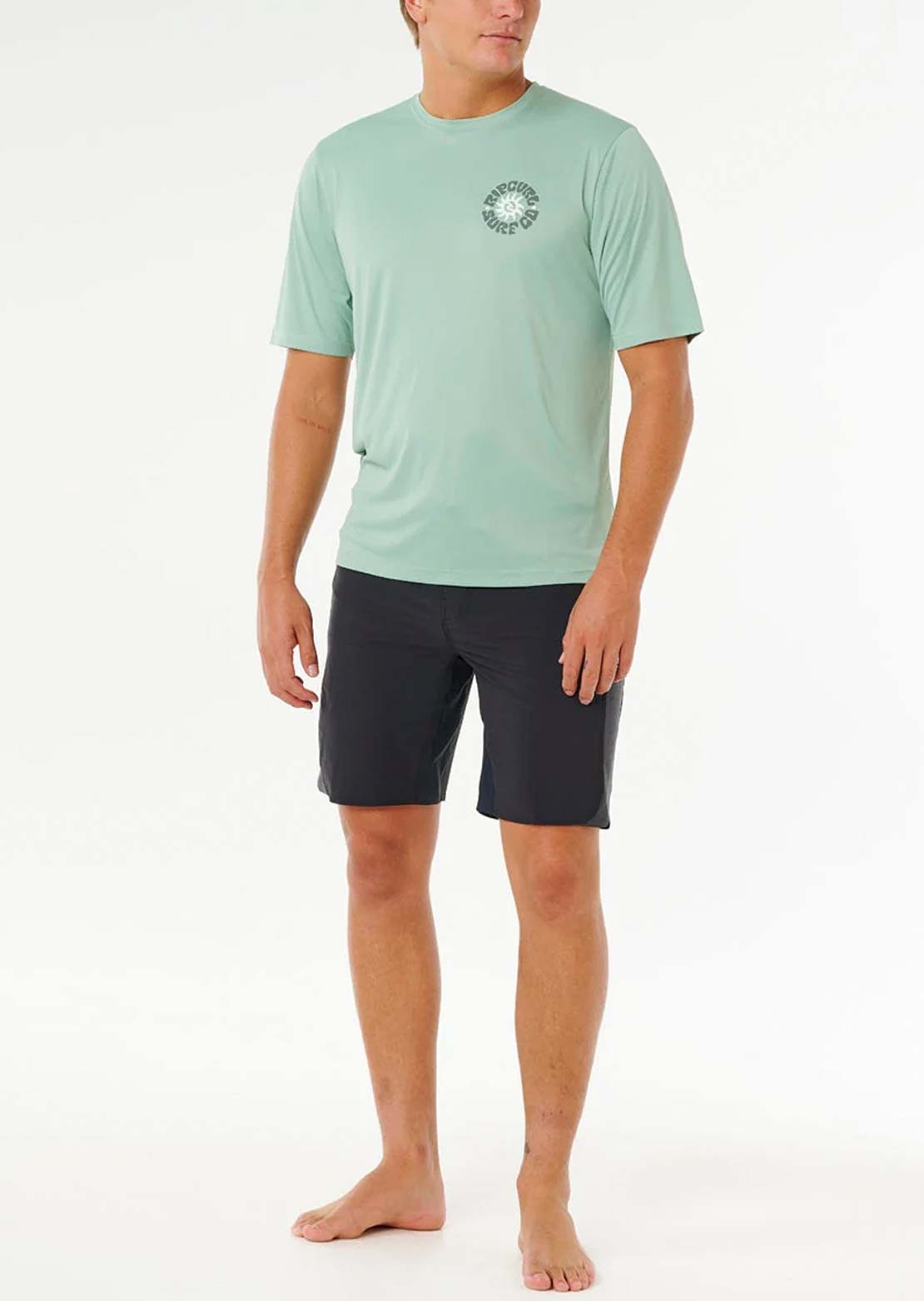Rip Curl Men's Pacific Rinse Surflite UPF T-Shirt Aloe