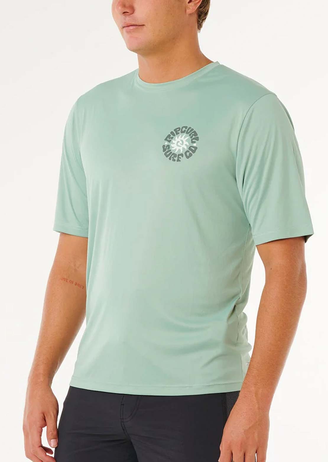 Rip Curl Men's Pacific Rinse Surflite UPF T-Shirt Aloe