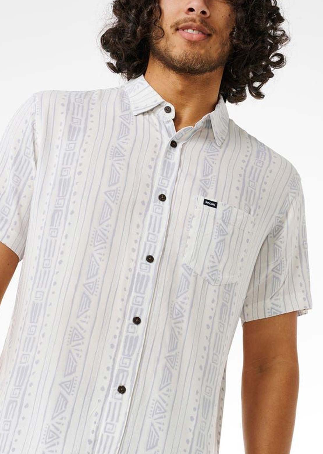 Rip Curl Men's Party Pack Button Up Shirt White