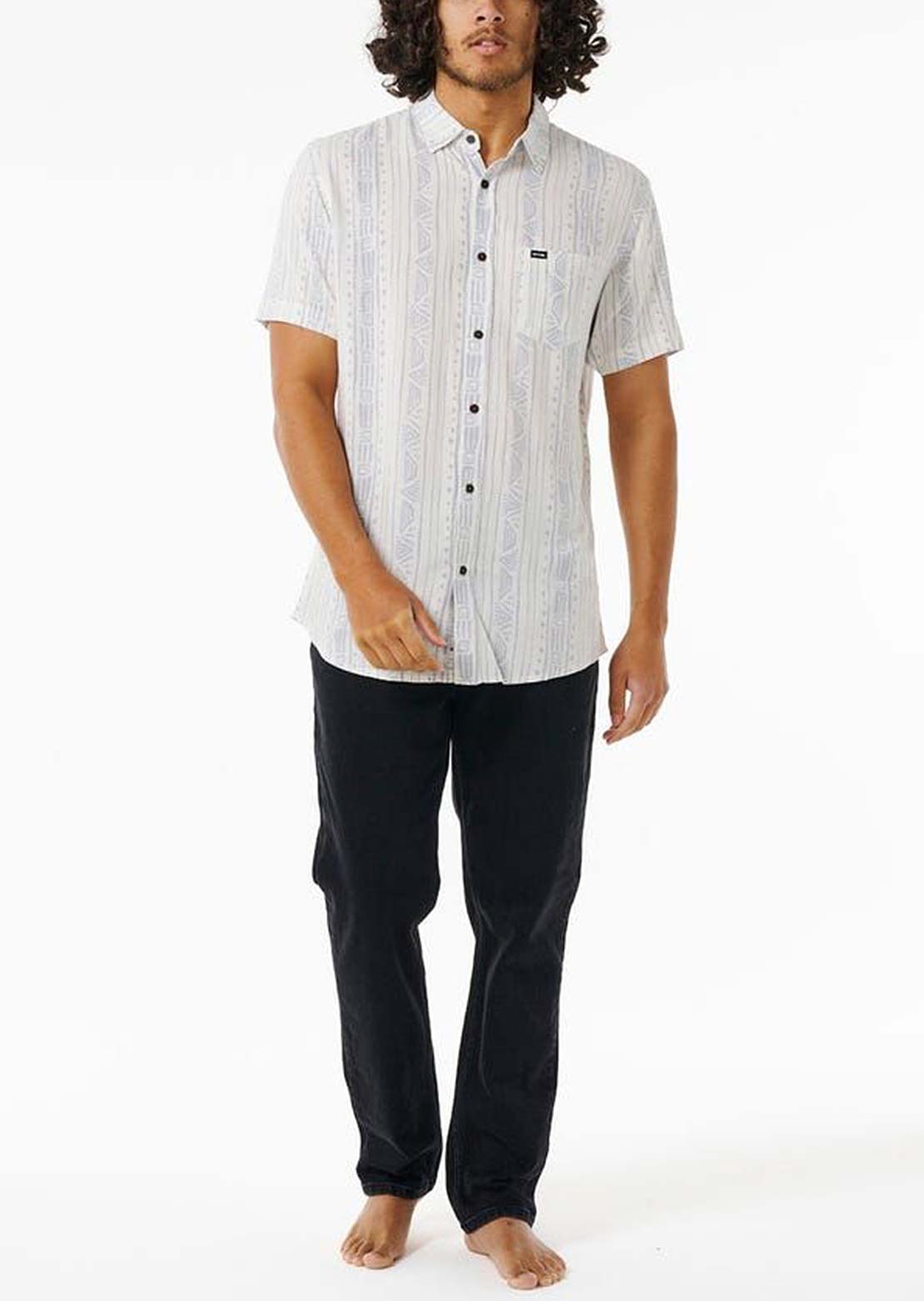Rip Curl Men's Party Pack Button Up Shirt White