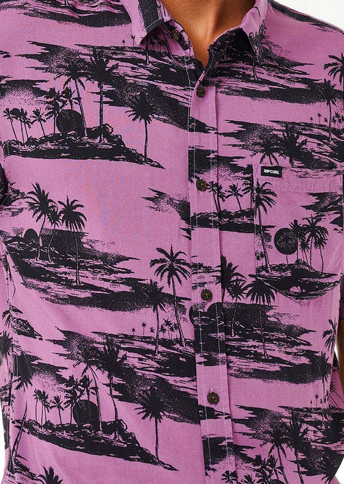 Rip Curl Men's Party Pack Button Up Shirts Dusty Purple