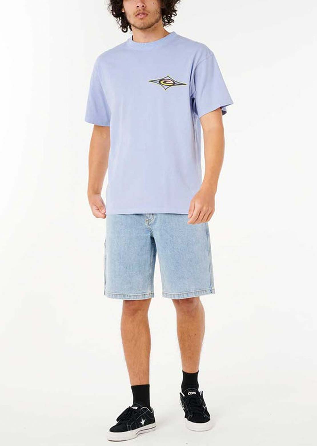 Rip Curl Men's Raw Energy Maxxed T-shirt Ice Blue