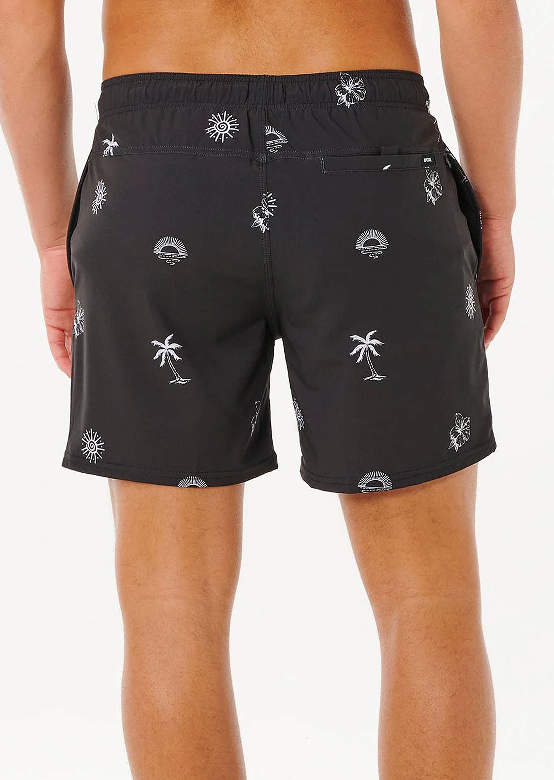 Rip Curl Men's Sessions Volley Shorts Washed Black