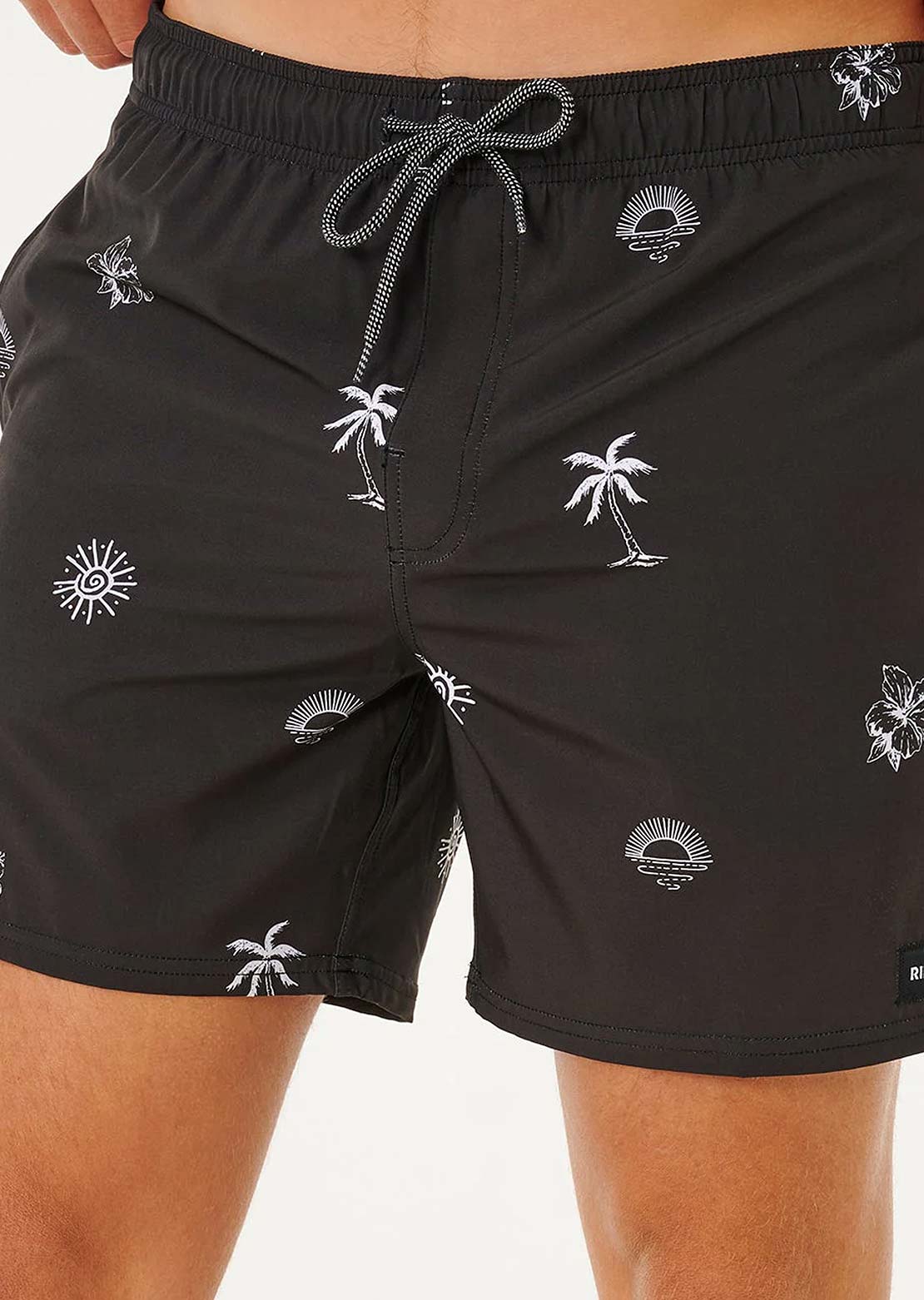 Rip Curl Men's Sessions Volley Shorts Washed Black