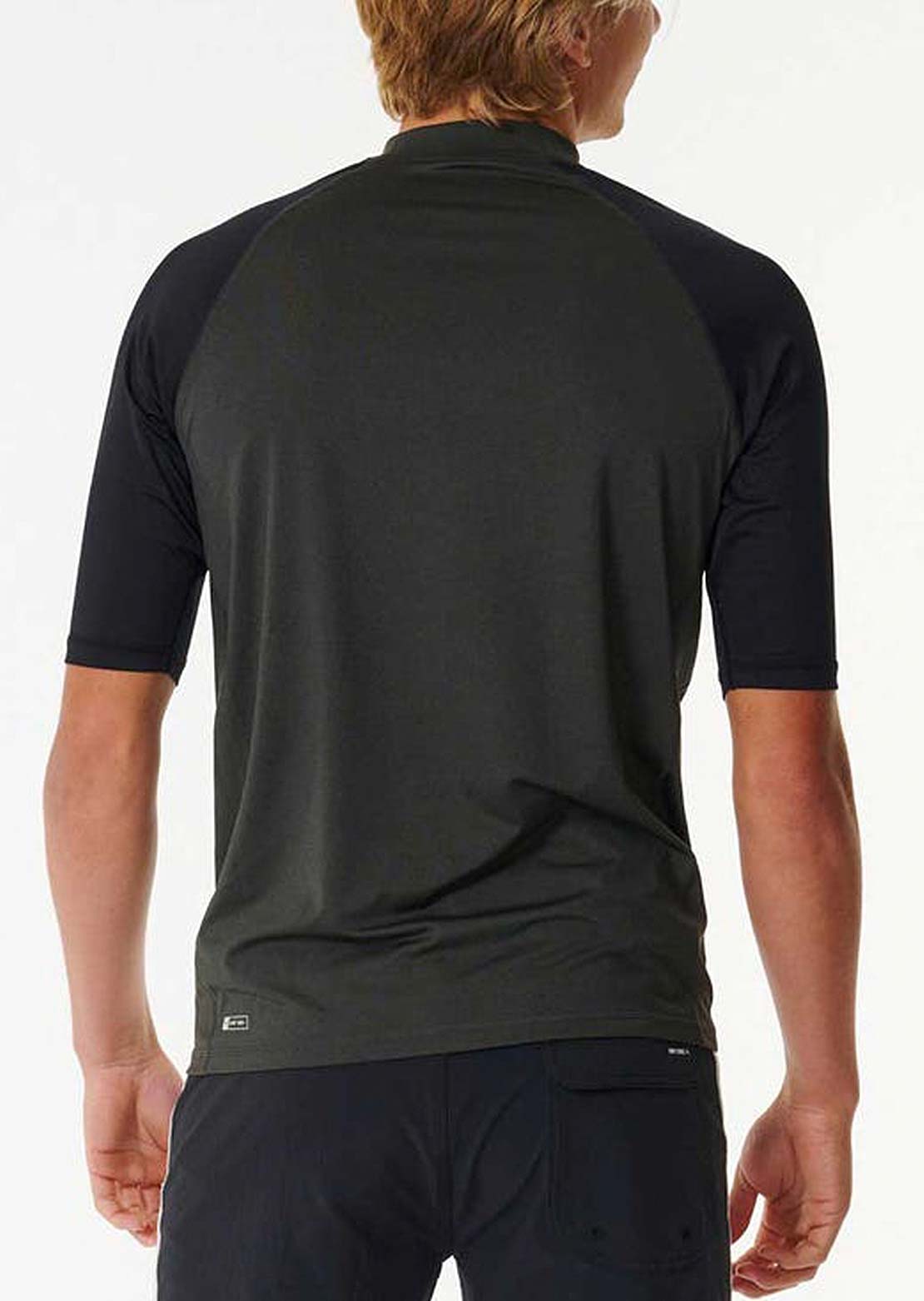Rip Curl Men's Shock Upf Rashguard Black Marle