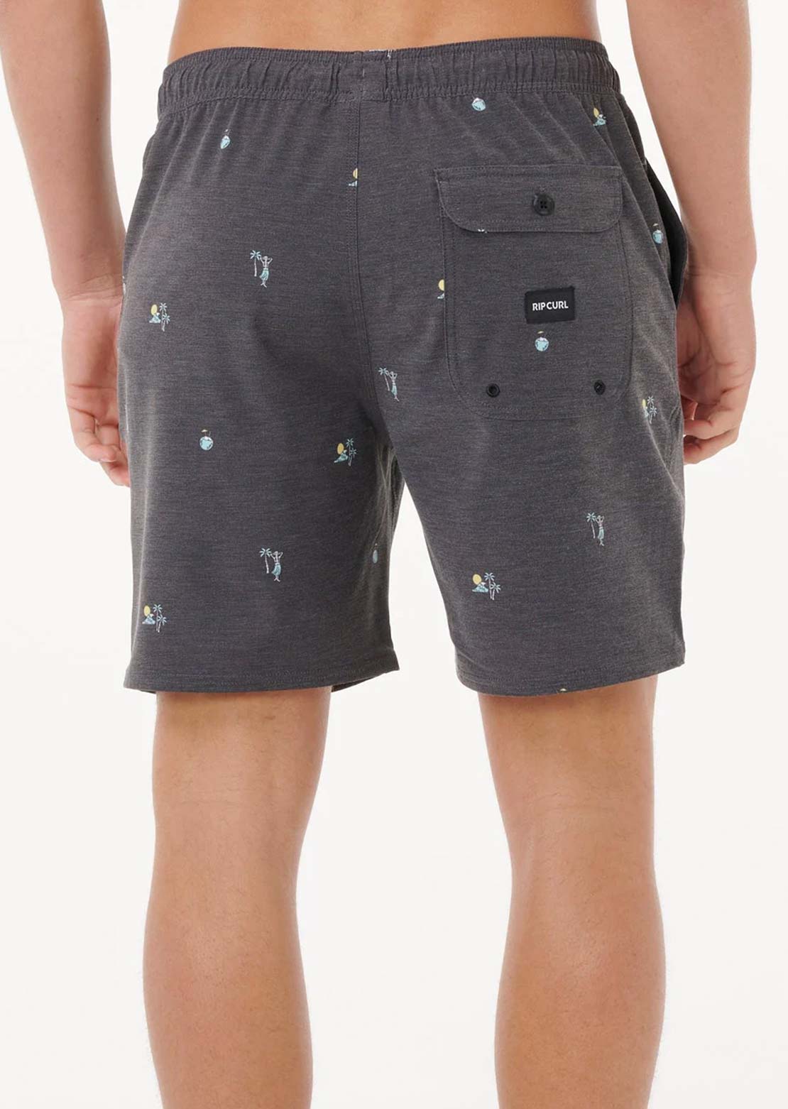 Rip Curl Men's Skelly Breach Volley Shorts Black