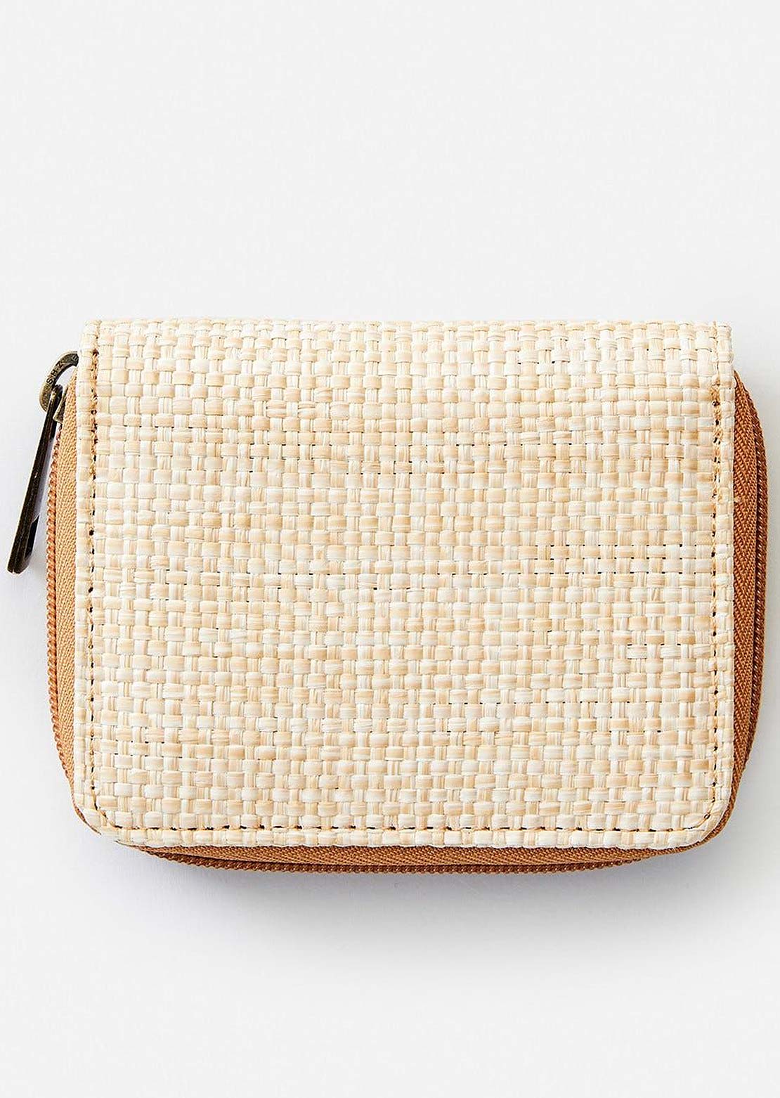 Rip Curl Men's Sunset Palms Chequebook Wallet Natural
