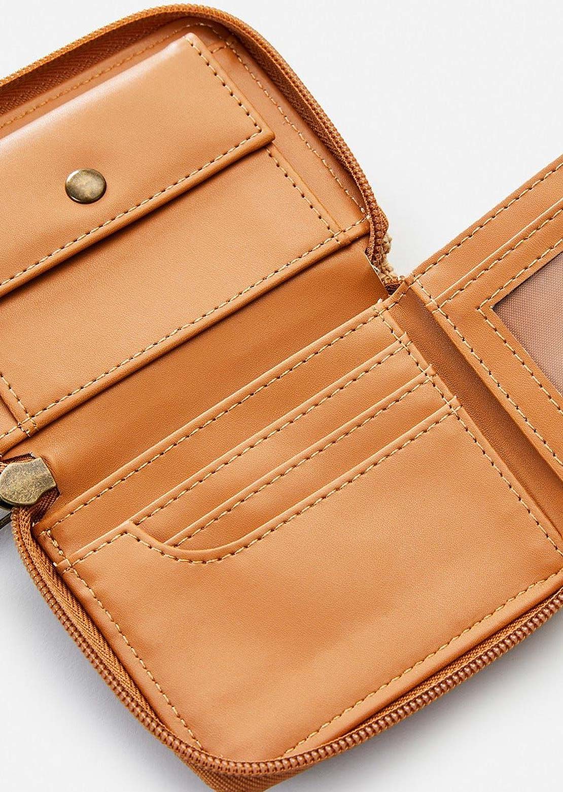 Rip Curl Men's Sunset Palms Chequebook Wallet Natural