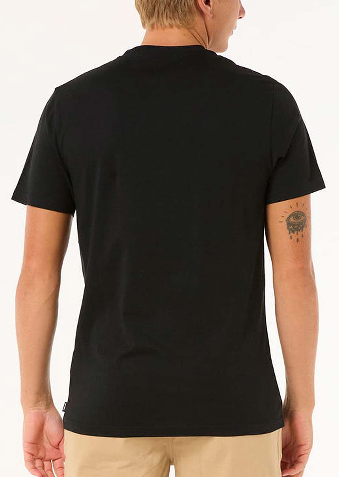 Rip Curl Men&#39;s Wettie Icon T-shirt Black