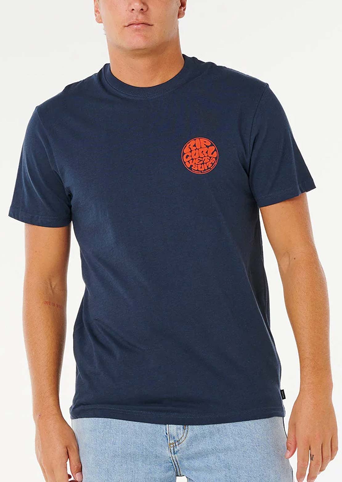 Rip Curl Men's Wettie Icon T-Shirt Dark Navy