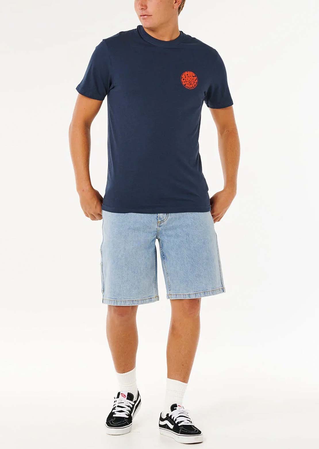Rip Curl Men's Wettie Icon T-Shirt Dark Navy