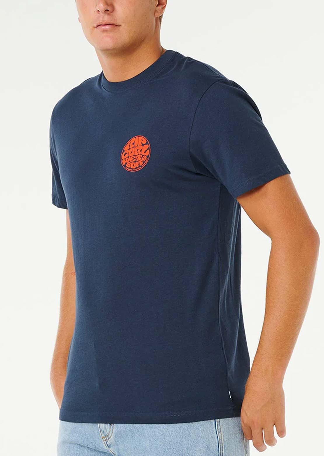 Rip Curl Men's Wettie Icon T-Shirt Dark Navy