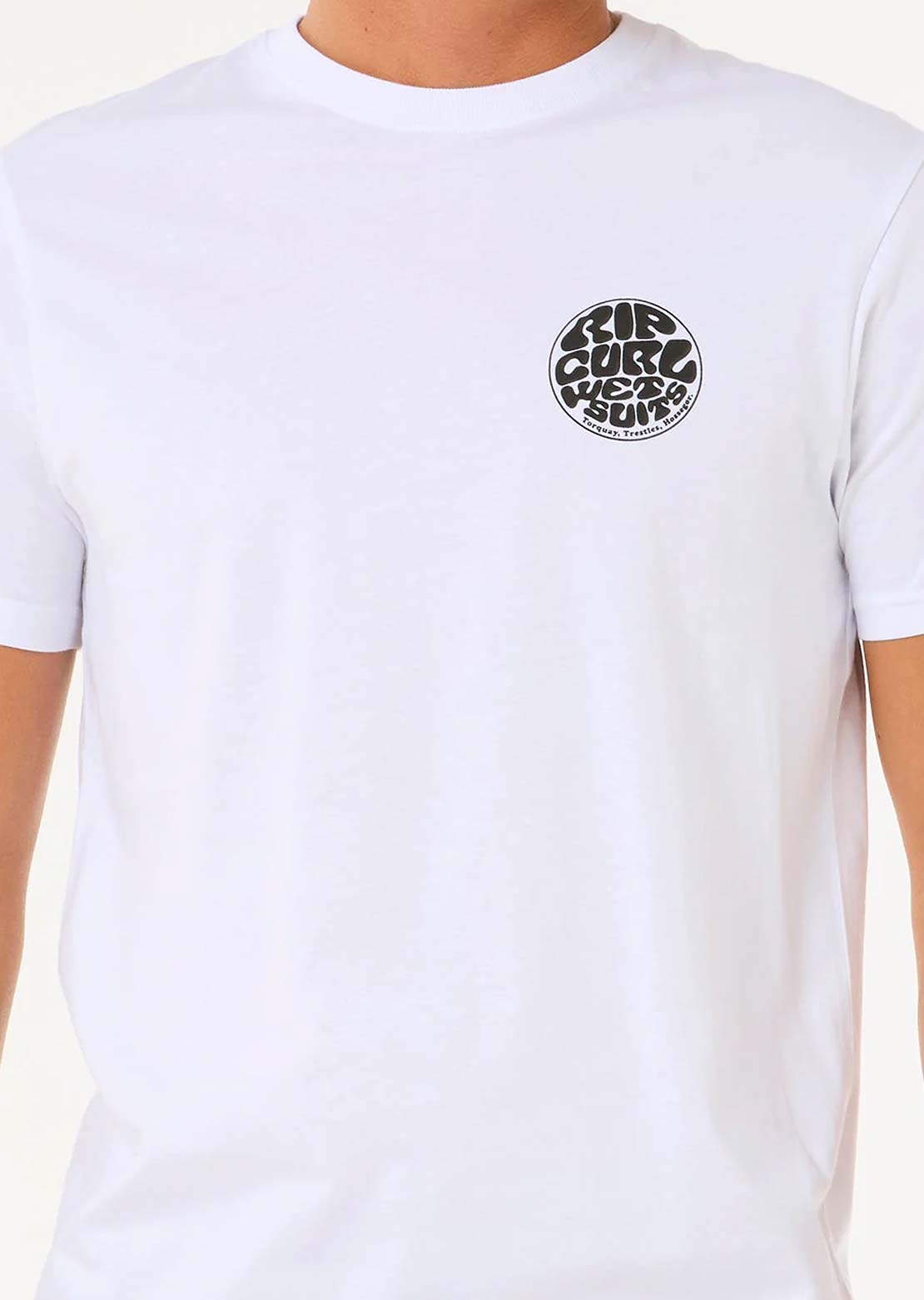 Rip Curl Men's Wettie Icon T-Shirt Optical White