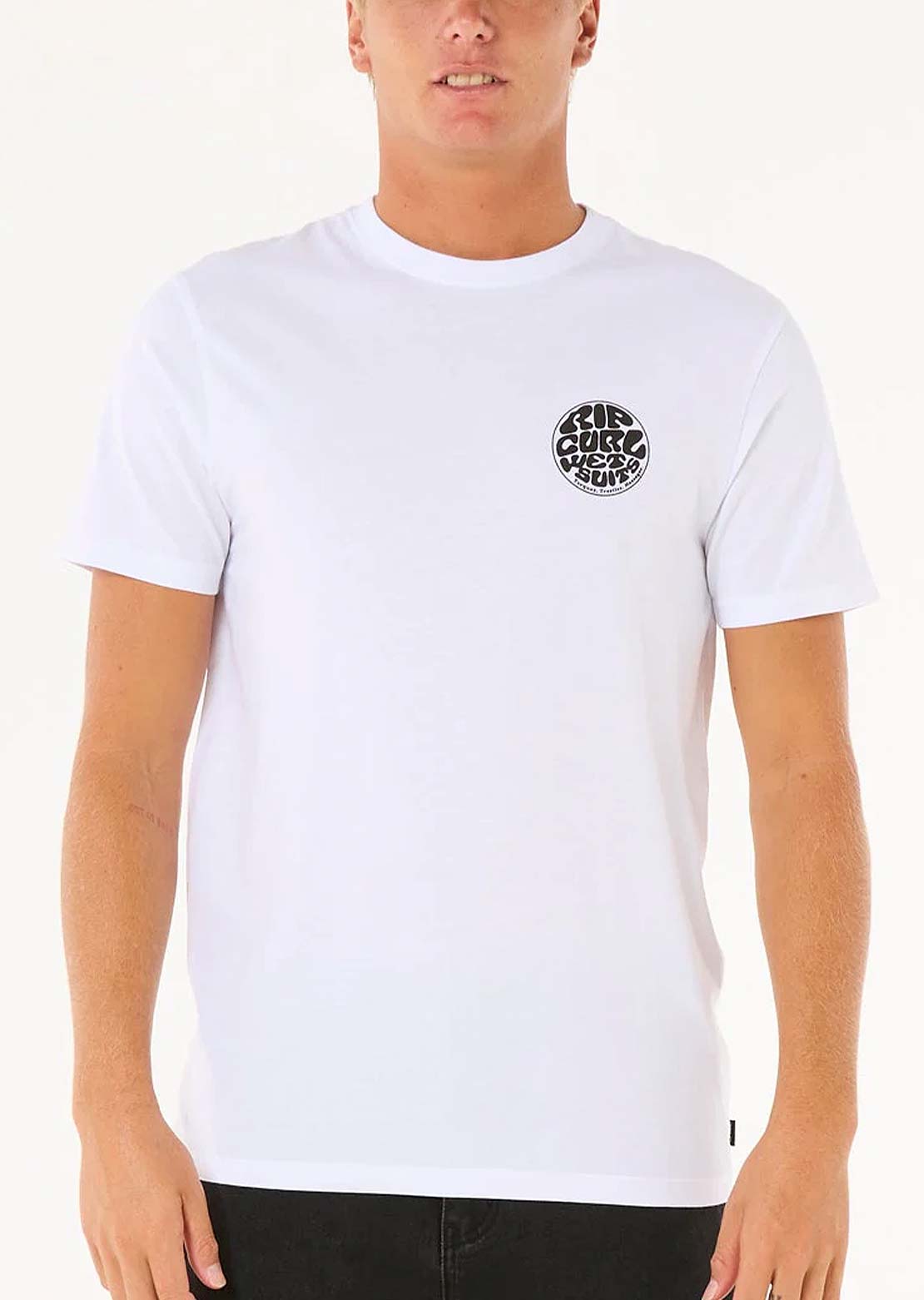 Rip Curl Men's Wettie Icon T-Shirt Optical White