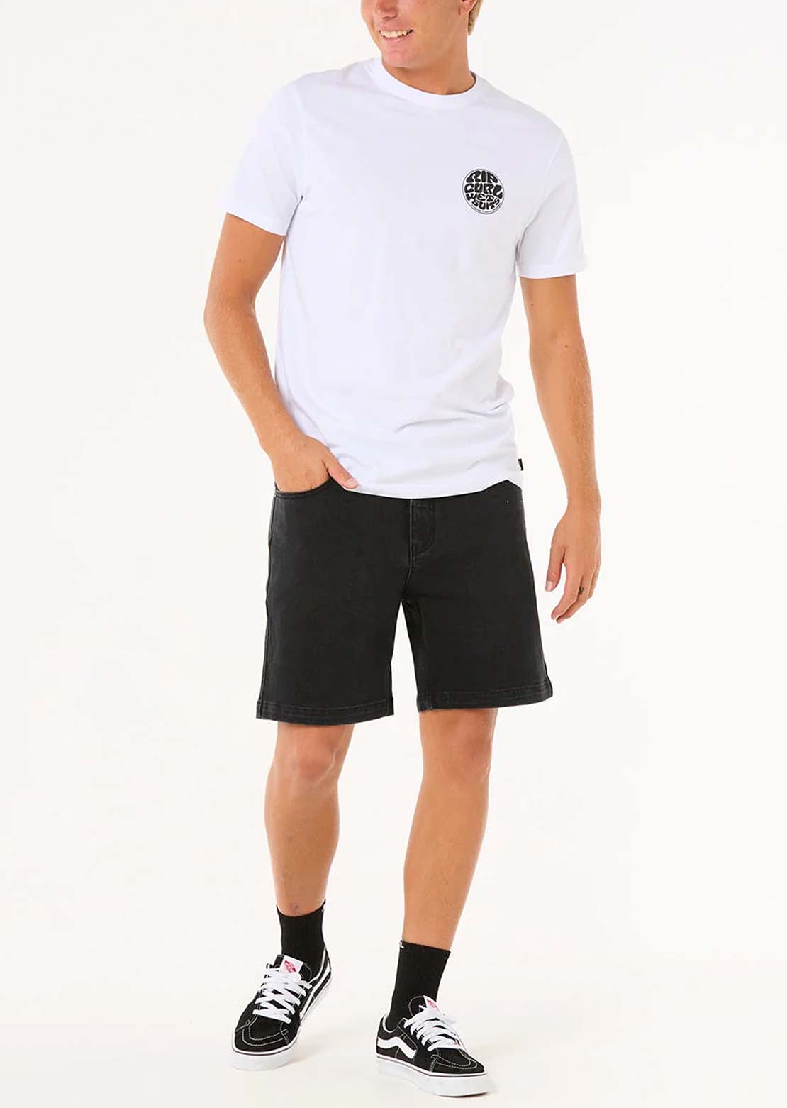 Rip Curl Men's Wettie Icon T-Shirt Optical White
