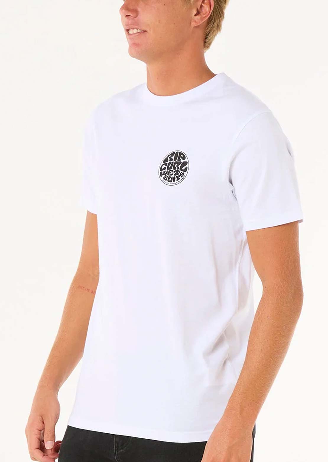 Rip Curl Men's Wettie Icon T-Shirt Optical White