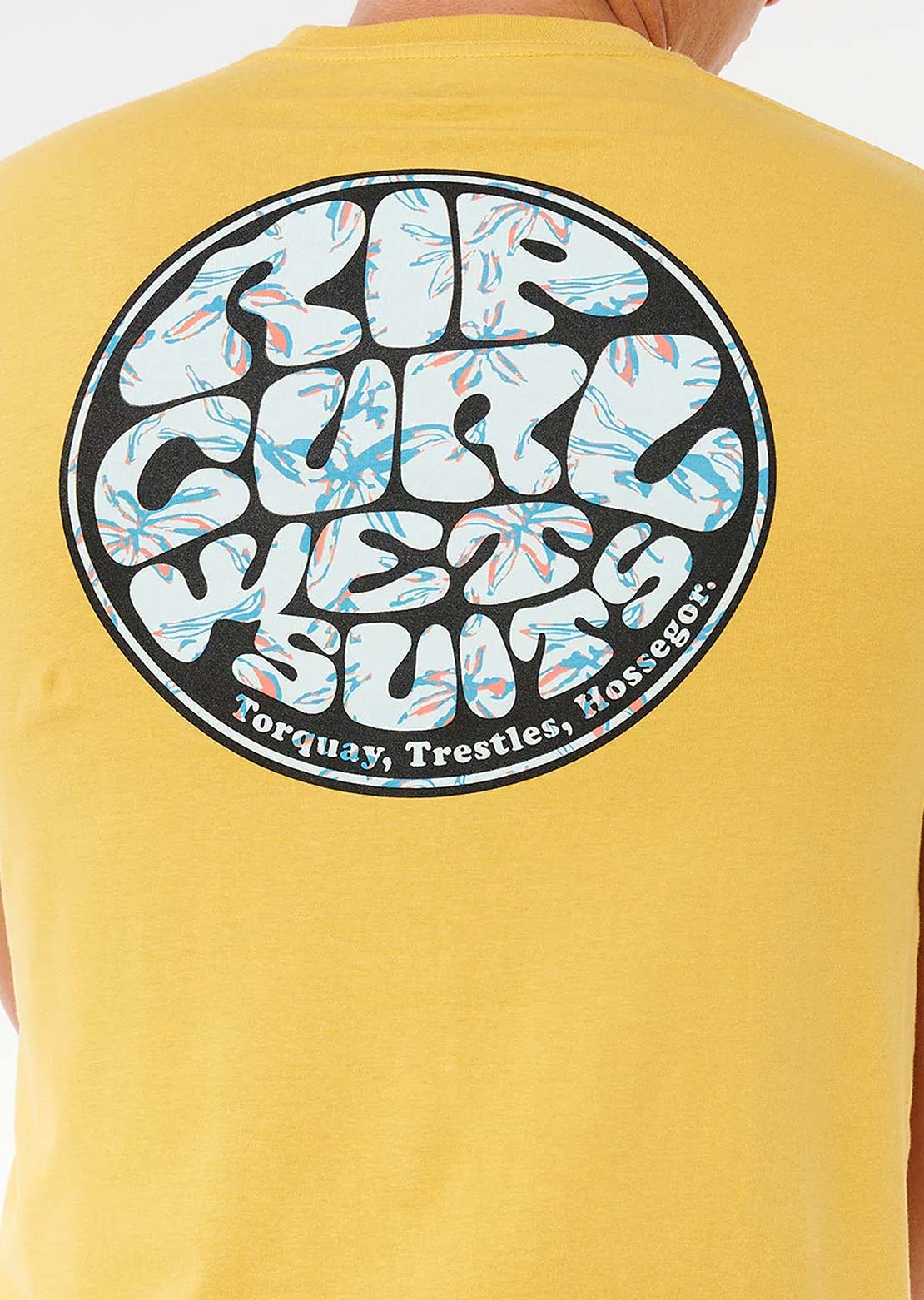 Rip Curl Men's Wettie Passage Icon T-Shirt Ochre