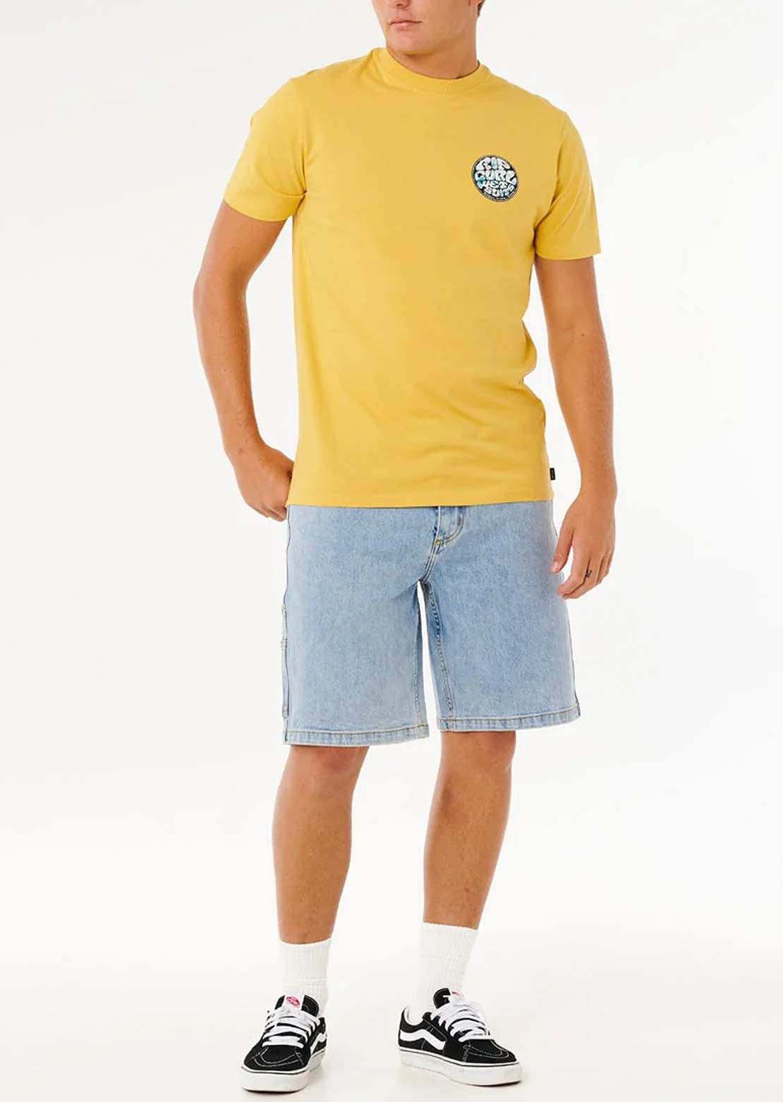 Rip Curl Men's Wettie Passage Icon T-Shirt Ochre