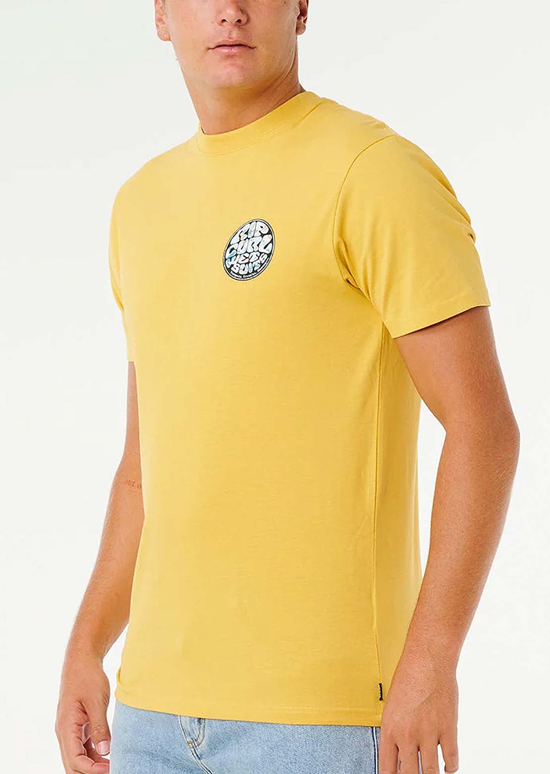 Rip Curl Men's Wettie Passage Icon T-Shirt Ochre